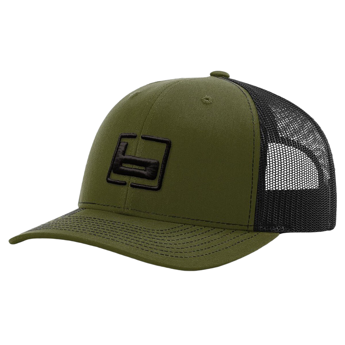 Image of Banded Trucker Cap - Loden/Black