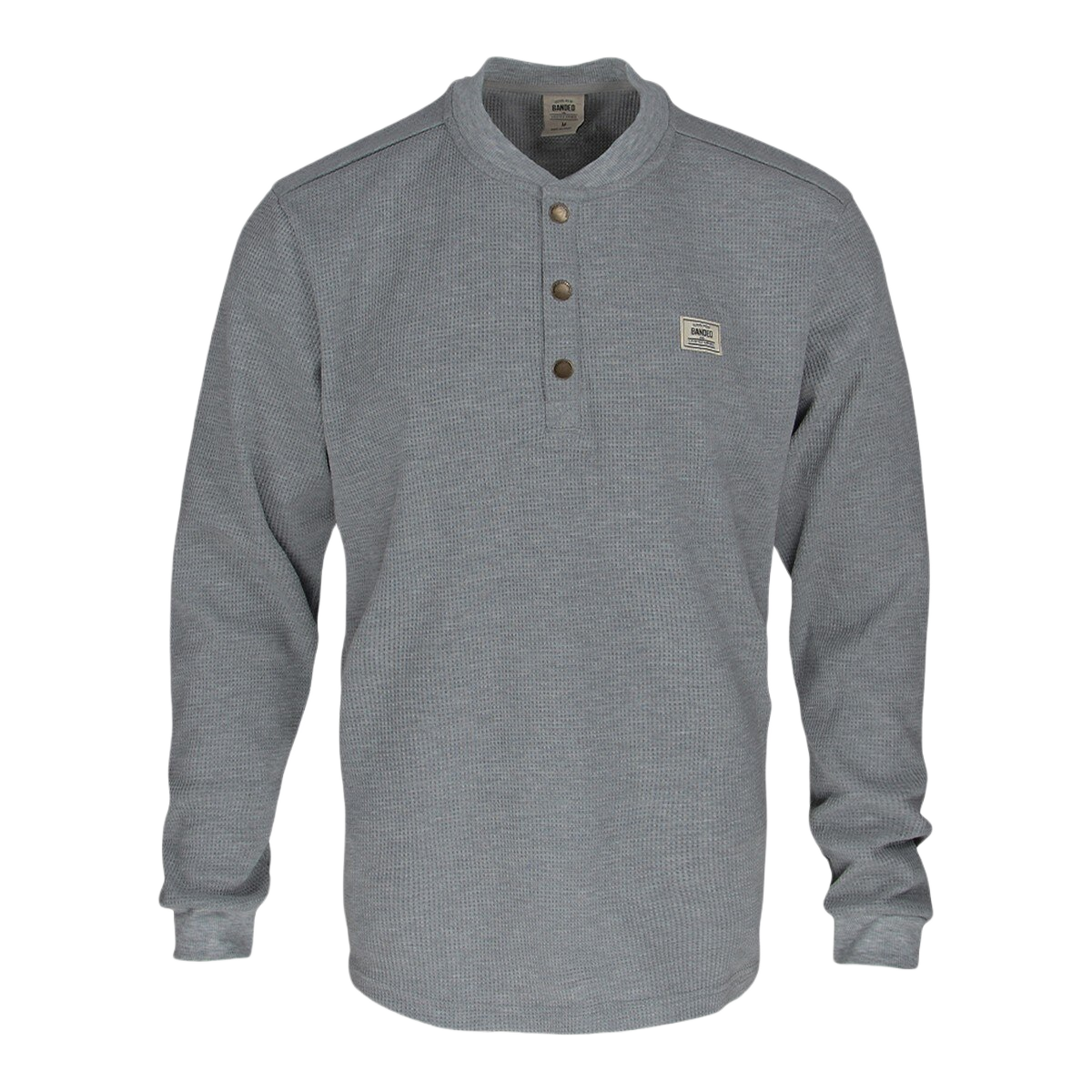 Image of Banded Old South Henley - Gray