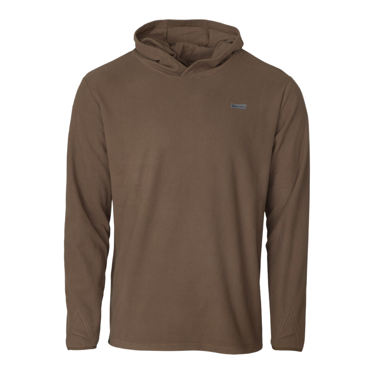 Image of Banded Men's Waffle Fleece Hoodie - Marsh Brown - L