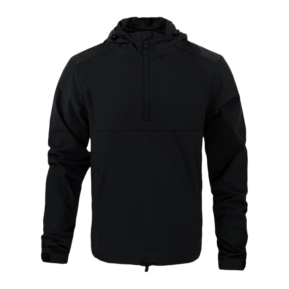 Image of Banded Daybreaker Hooded Pullover - Black - 2XL