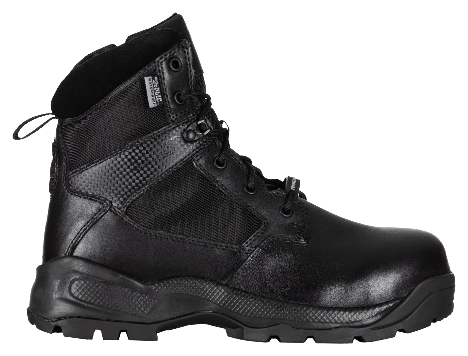 Image of "5.11 Tactical A.T.A.C. 2.0 Shield 6"" CSA Side-Zip Carbon Toe Duty Boots for Men - Black - 7M"