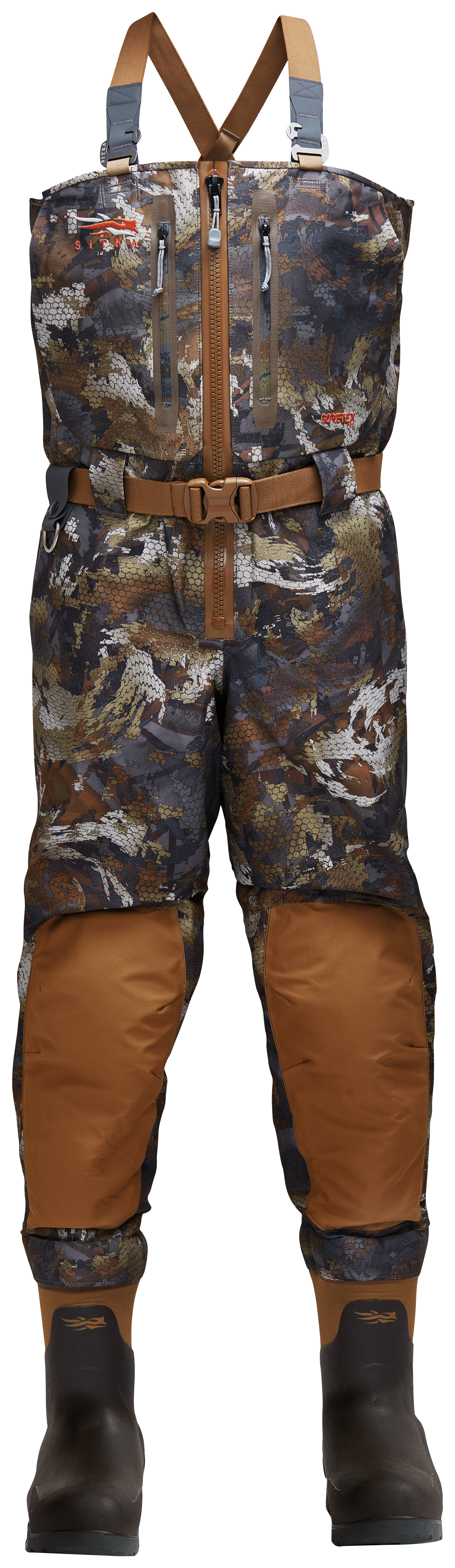 Image of SITKA Delta Hunting Waders - GORE OPTIFADE Concealment Waterfowl Timber - L - 10 - Short