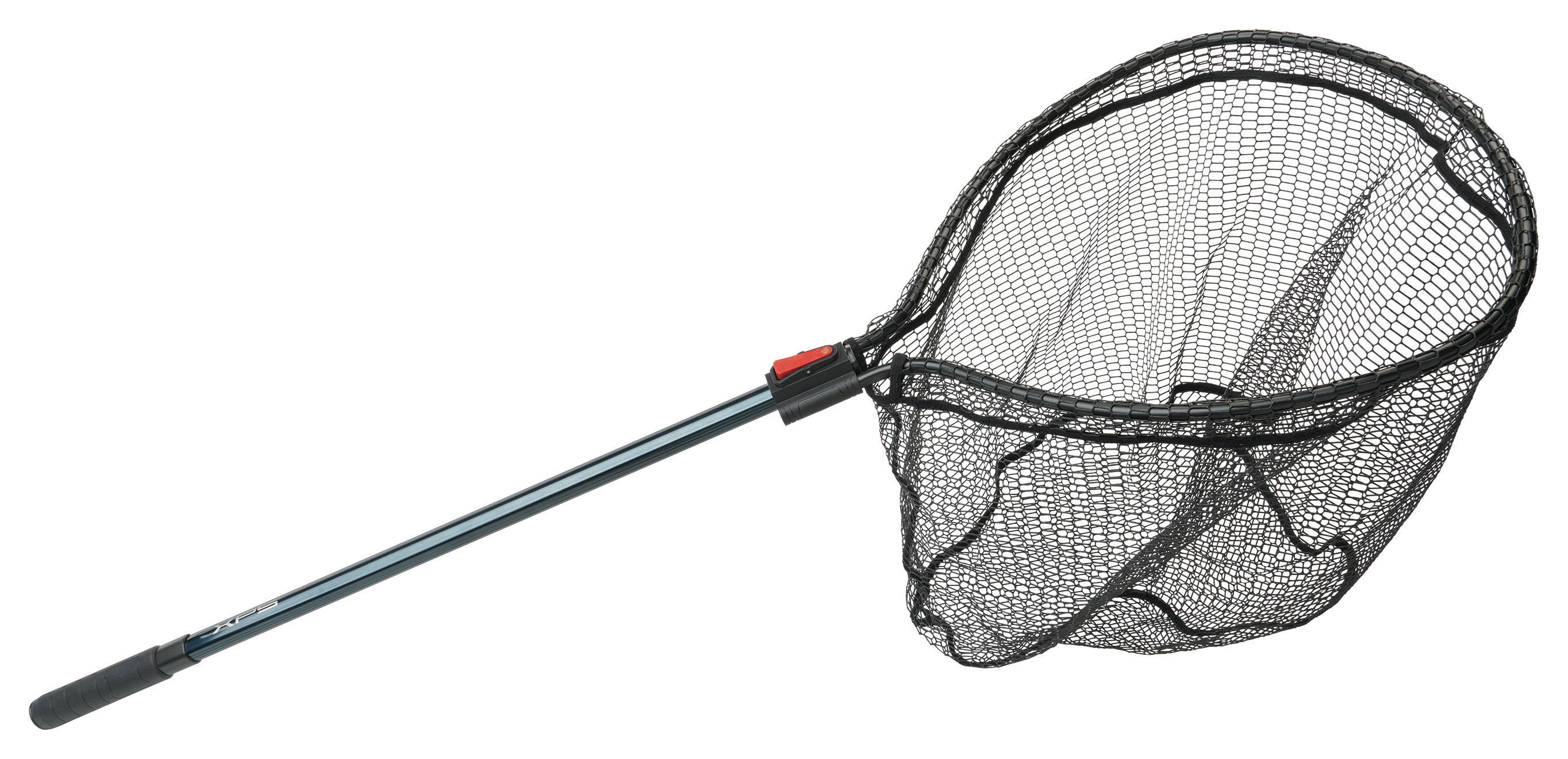 Image of "Bass Pro Shops XPS Landing Net - 15"" Deep - 20"" x 22"" Hoop; 34""-57"" Handle"