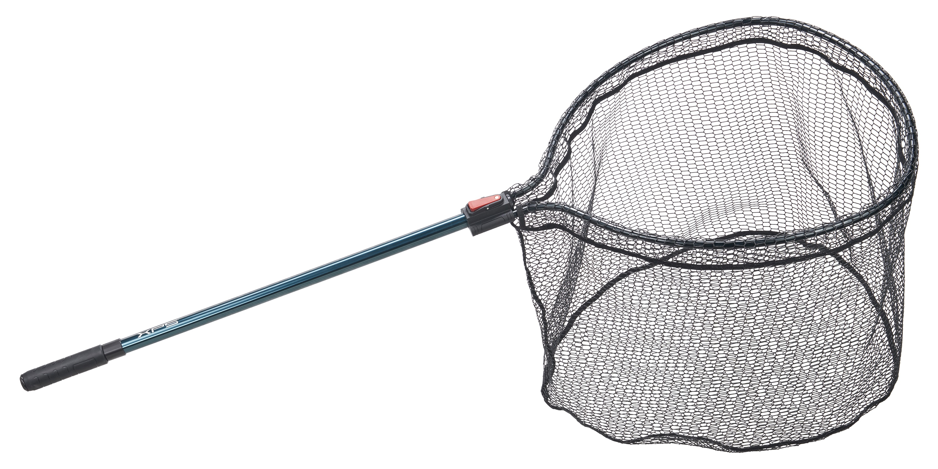Image of "Bass Pro Shops XPS Landing Net - 22"" Deep - 21"" x 28"" Hoop; 51""-80"" Handle"
