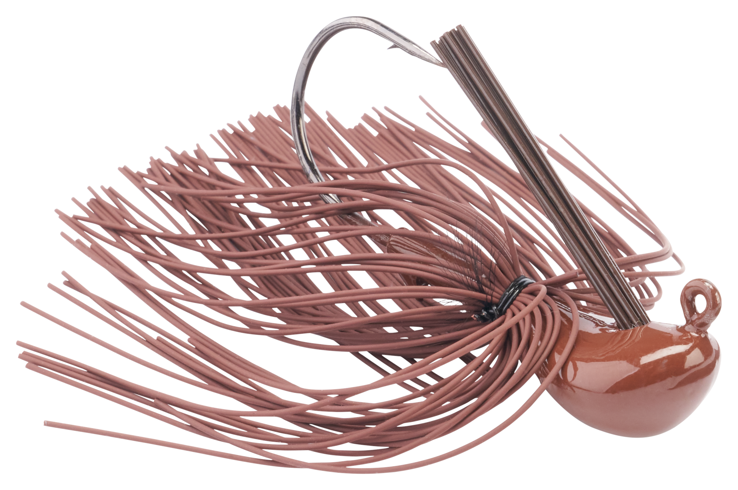 Image of Greenfish Tackle Bad Little Dude Jig - Brown Rubber - 3/8 oz.