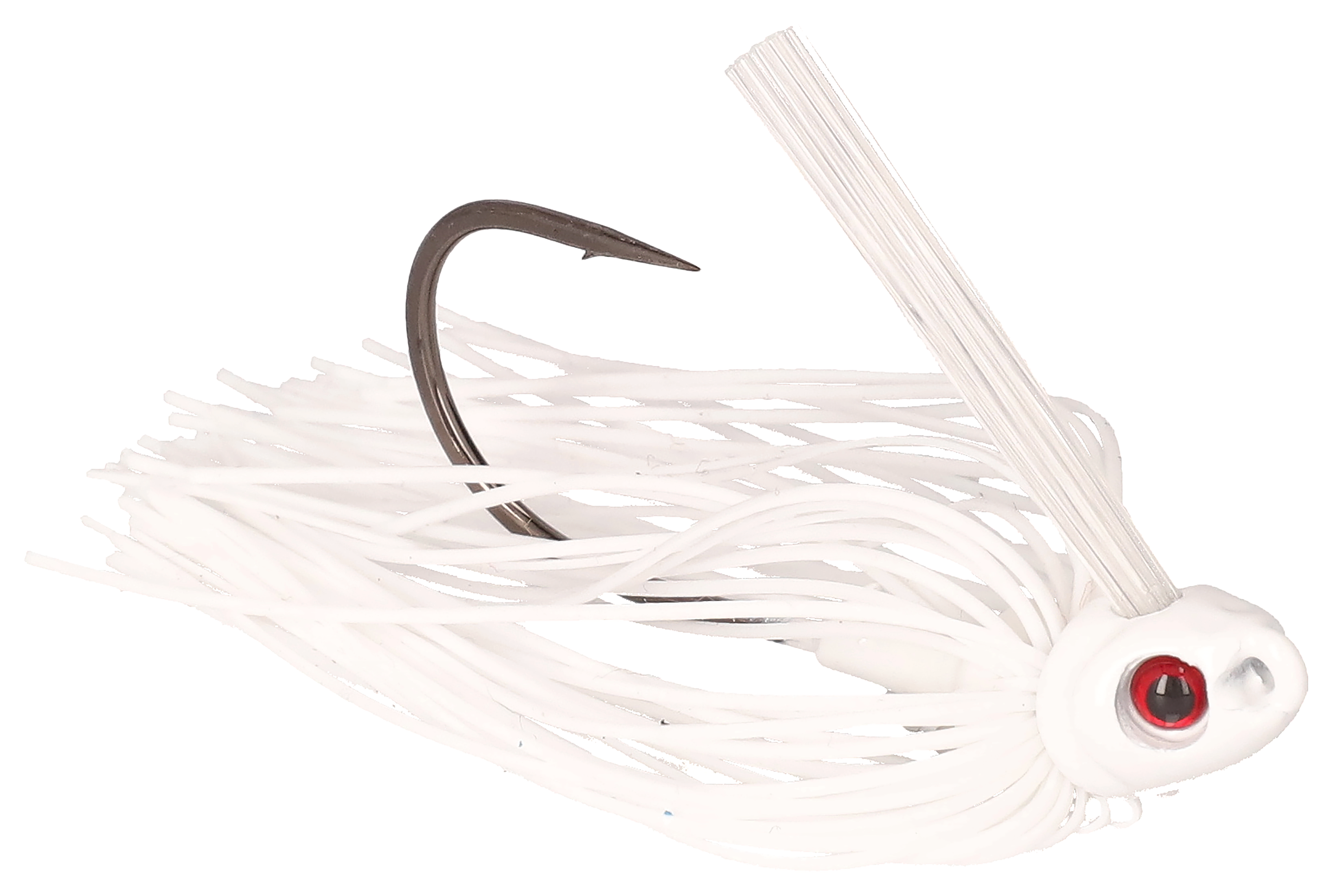 Image of Greenfish Tackle Swim Jig - White - 1/4 oz.