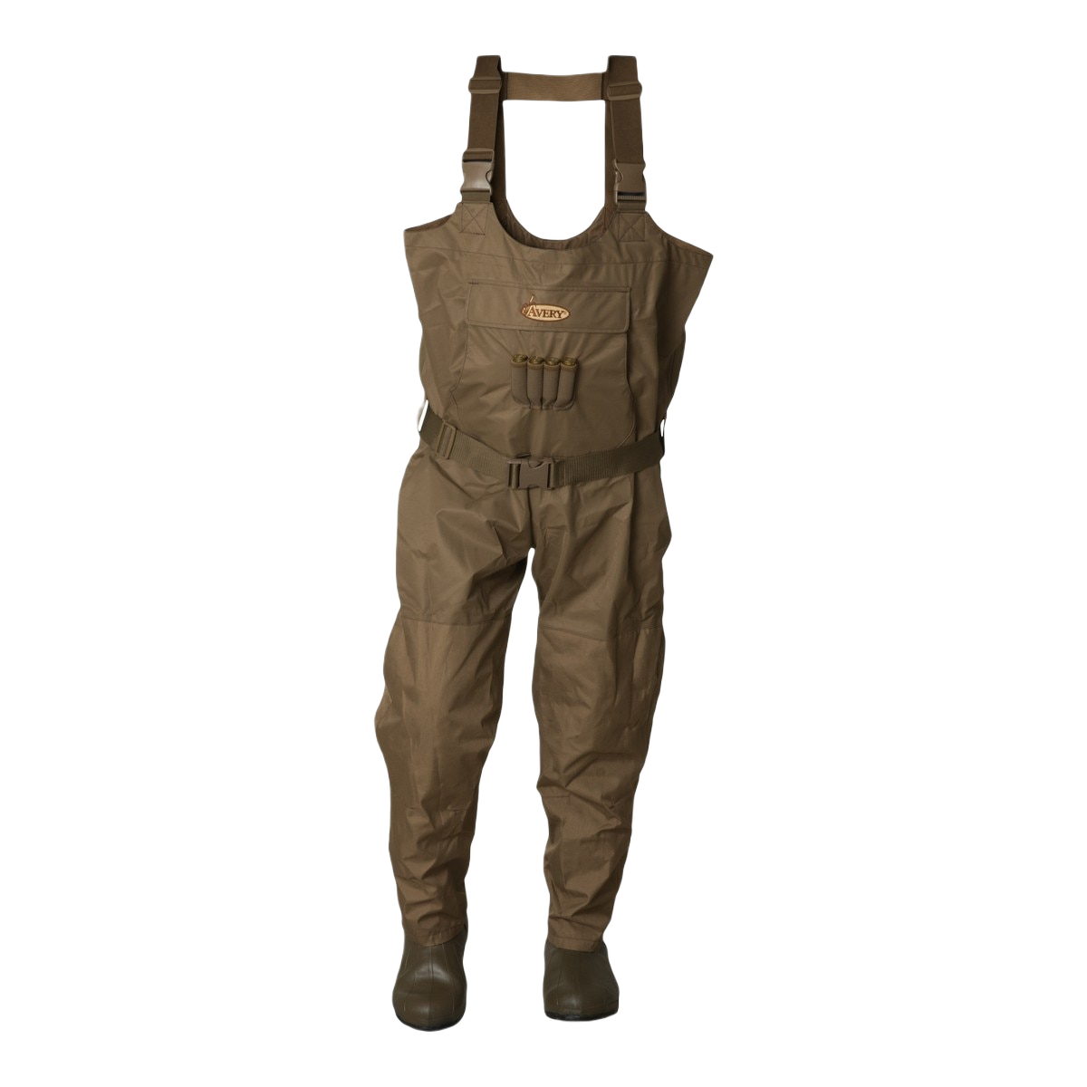 Image of Avery Outdoors Breathable WC Insulated Chest Waders for Men - Marsh Brown - 9 Stout
