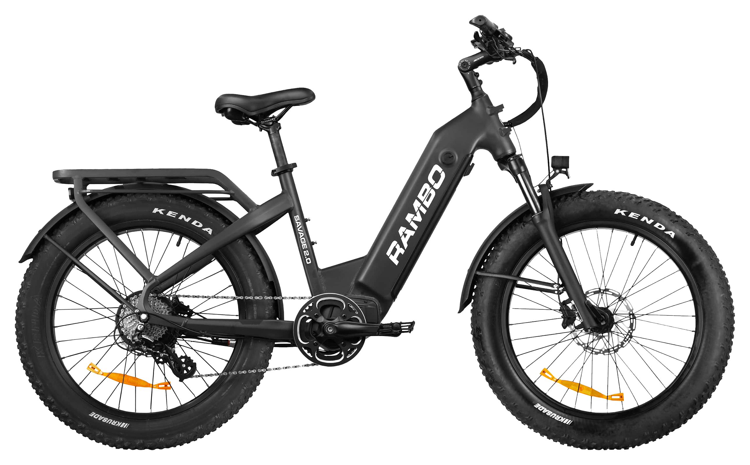 Image of Rambo Savage 2.0 750W E-Bike - Matte Black