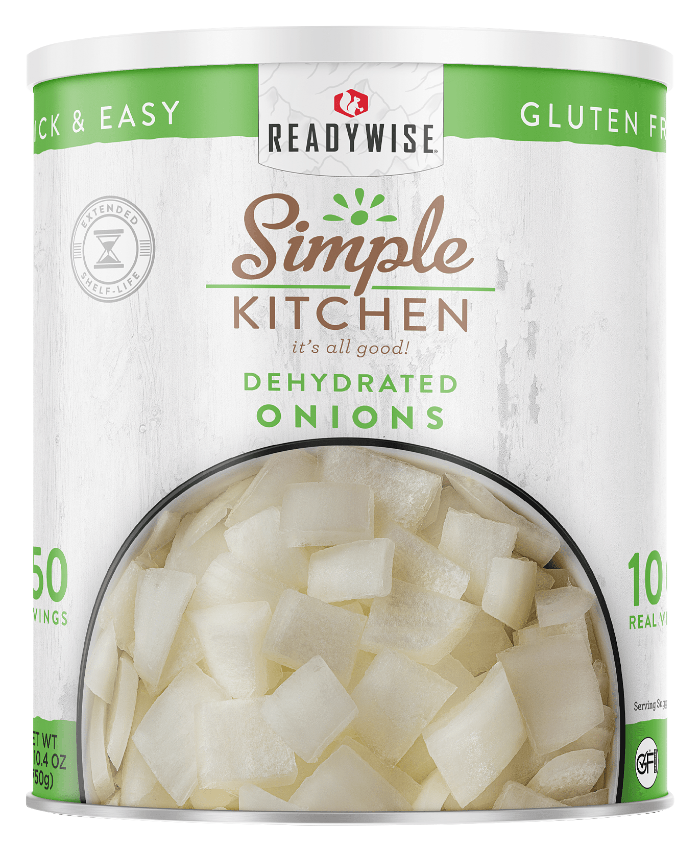 Image of ReadyWise Simple Kitchen #10-Can Dehydrated Chopped Onions 3-Pack
