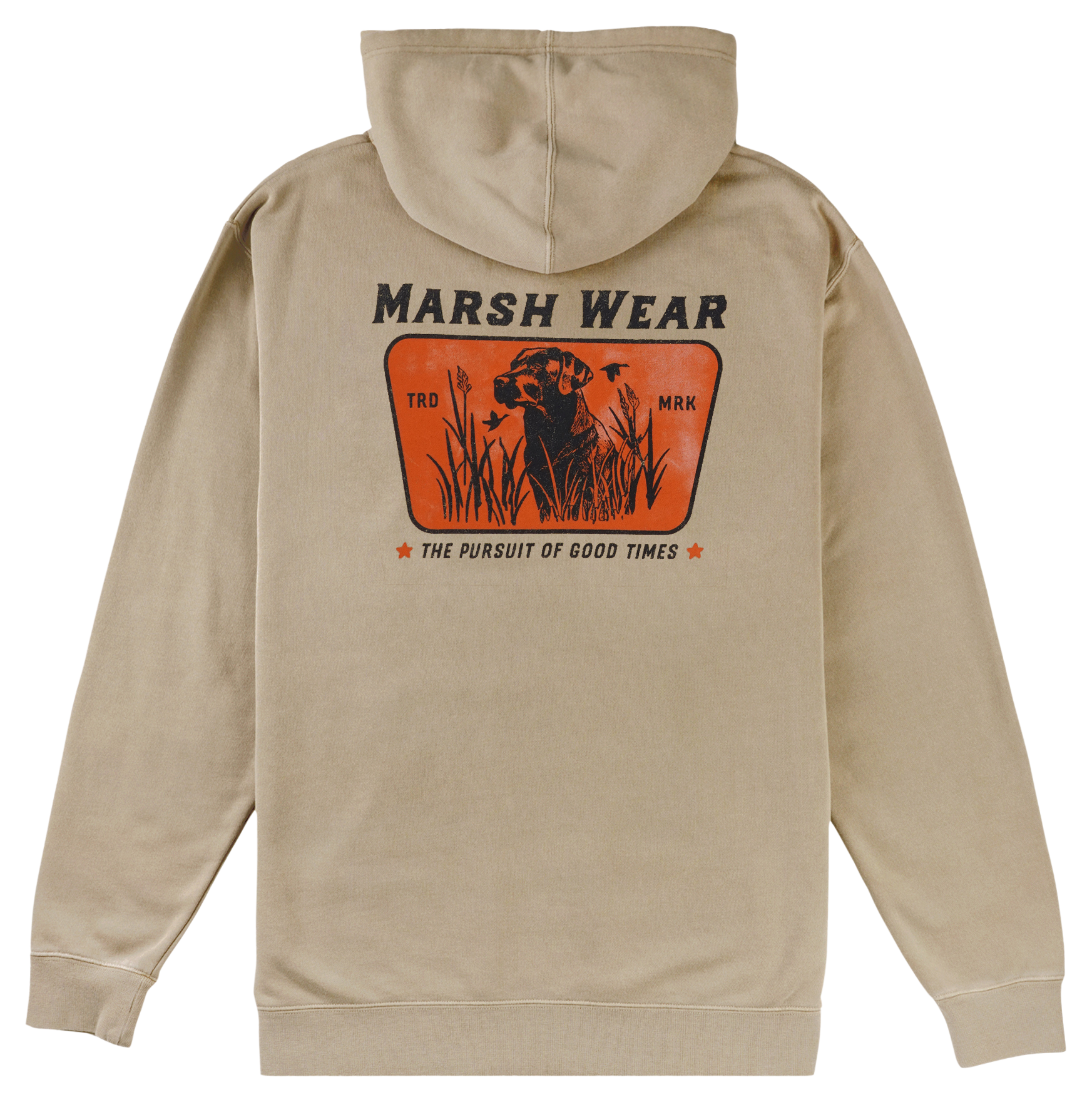 Image of Marsh Wear Lookout Hoodie for Men - Coriander