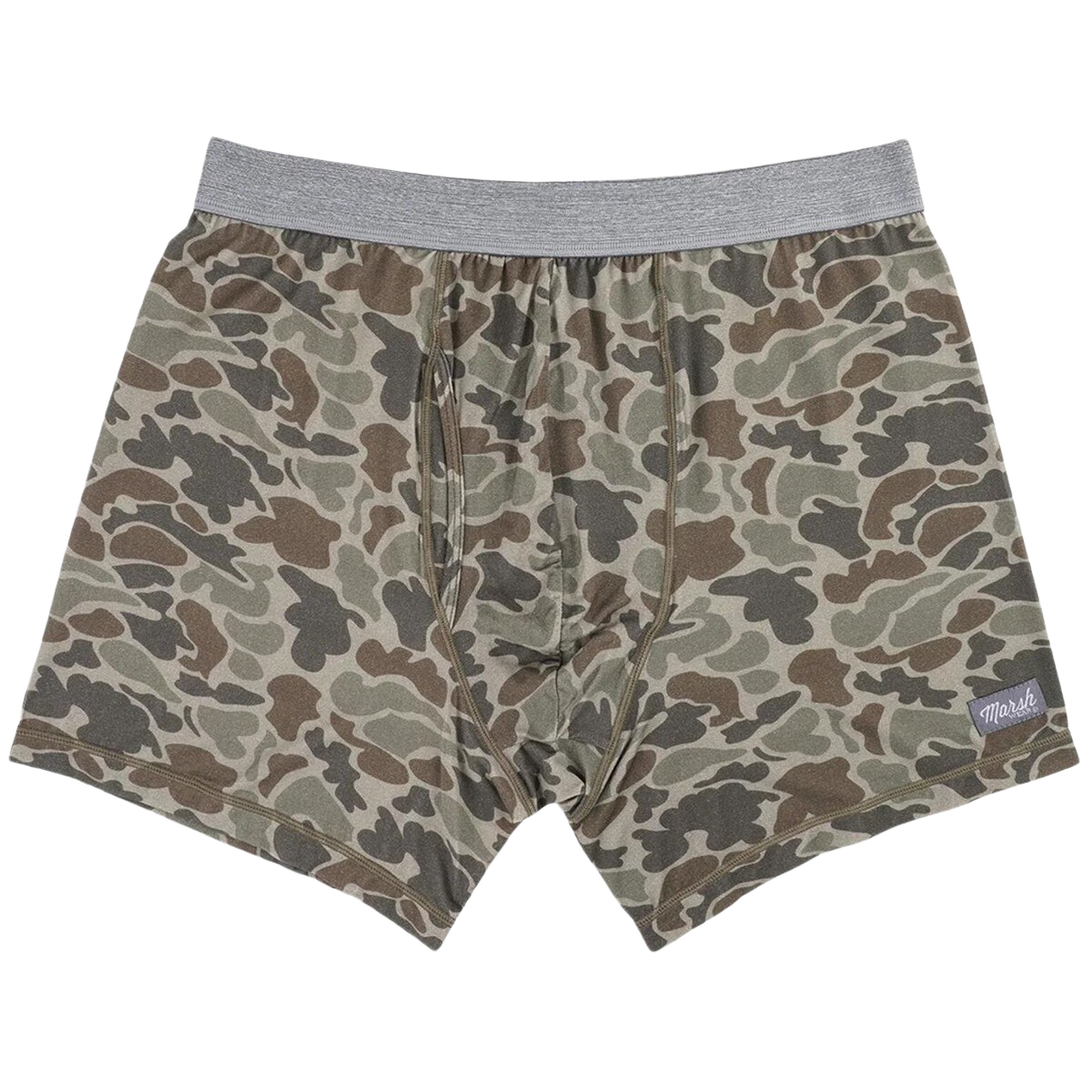 Image of Marsh Wear Buxton Brief - Dark Green Mallard Camo