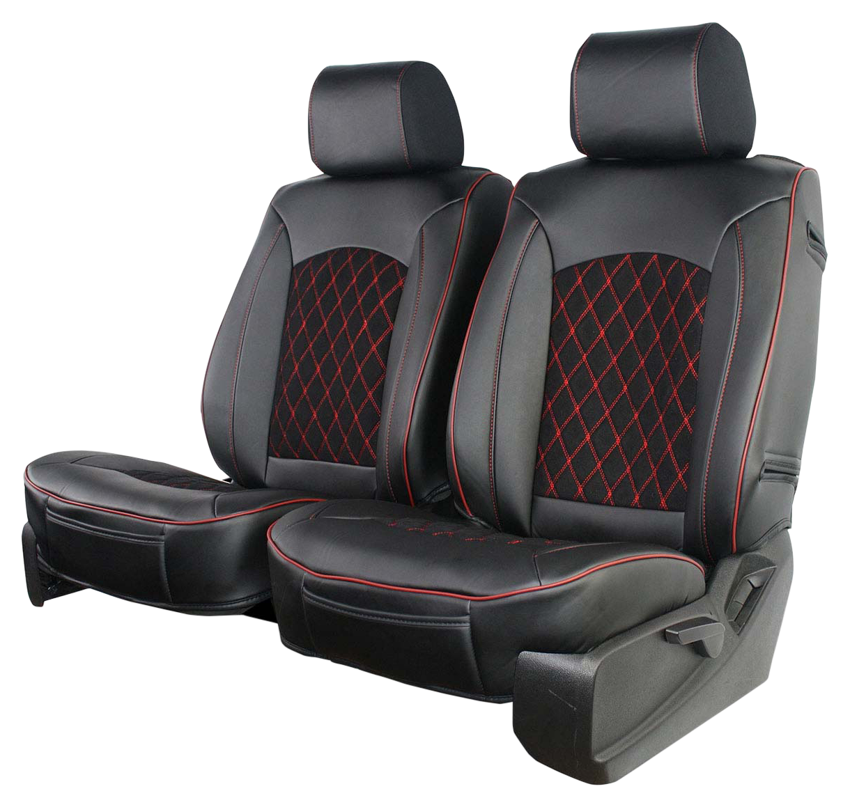 Image of Aegis Leatherette Suede Diamond Seat Covers