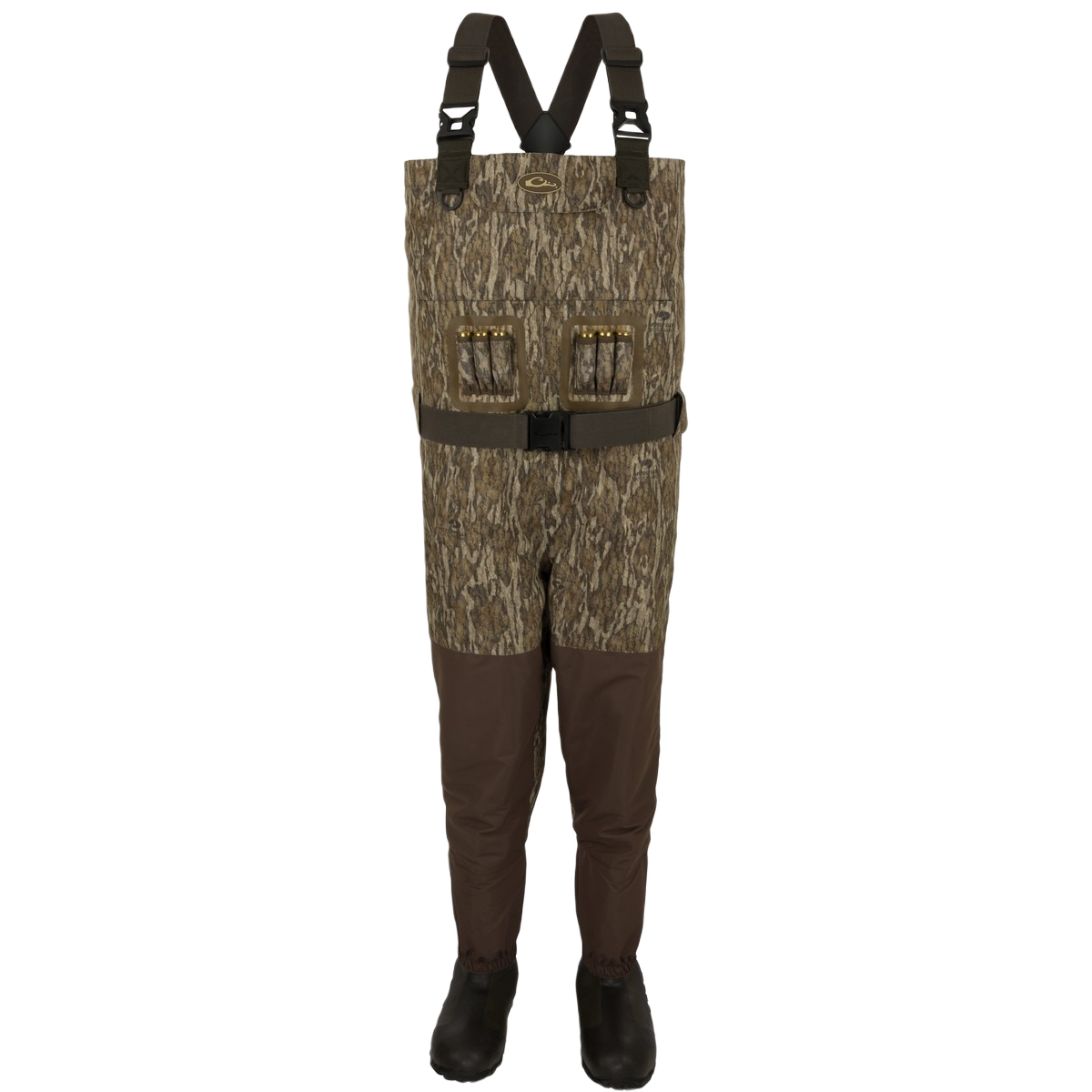 Image of Drake 1600G Vanguard Eqwader Insulated Wader - Mossy Oak Bottomland - 11 - 2XL - Tall