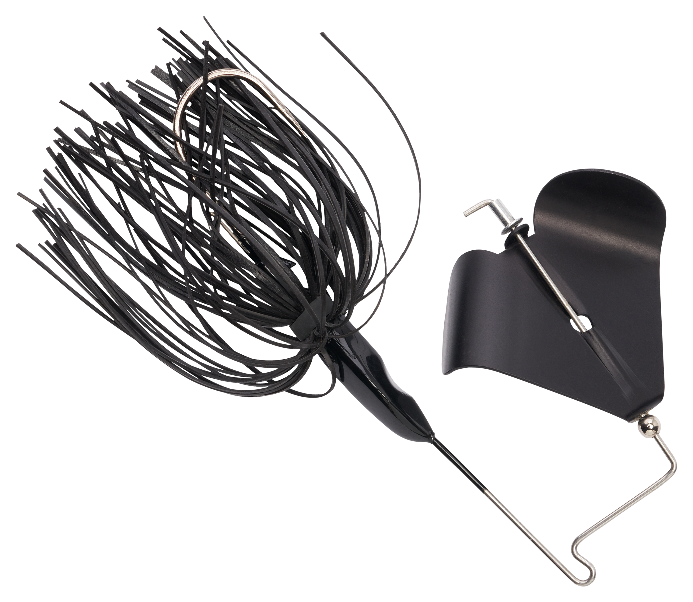 Image of Bass Pro Shops XPS Buzzer Beater Buzzbait - Black/Black Blade - 3/8 oz.