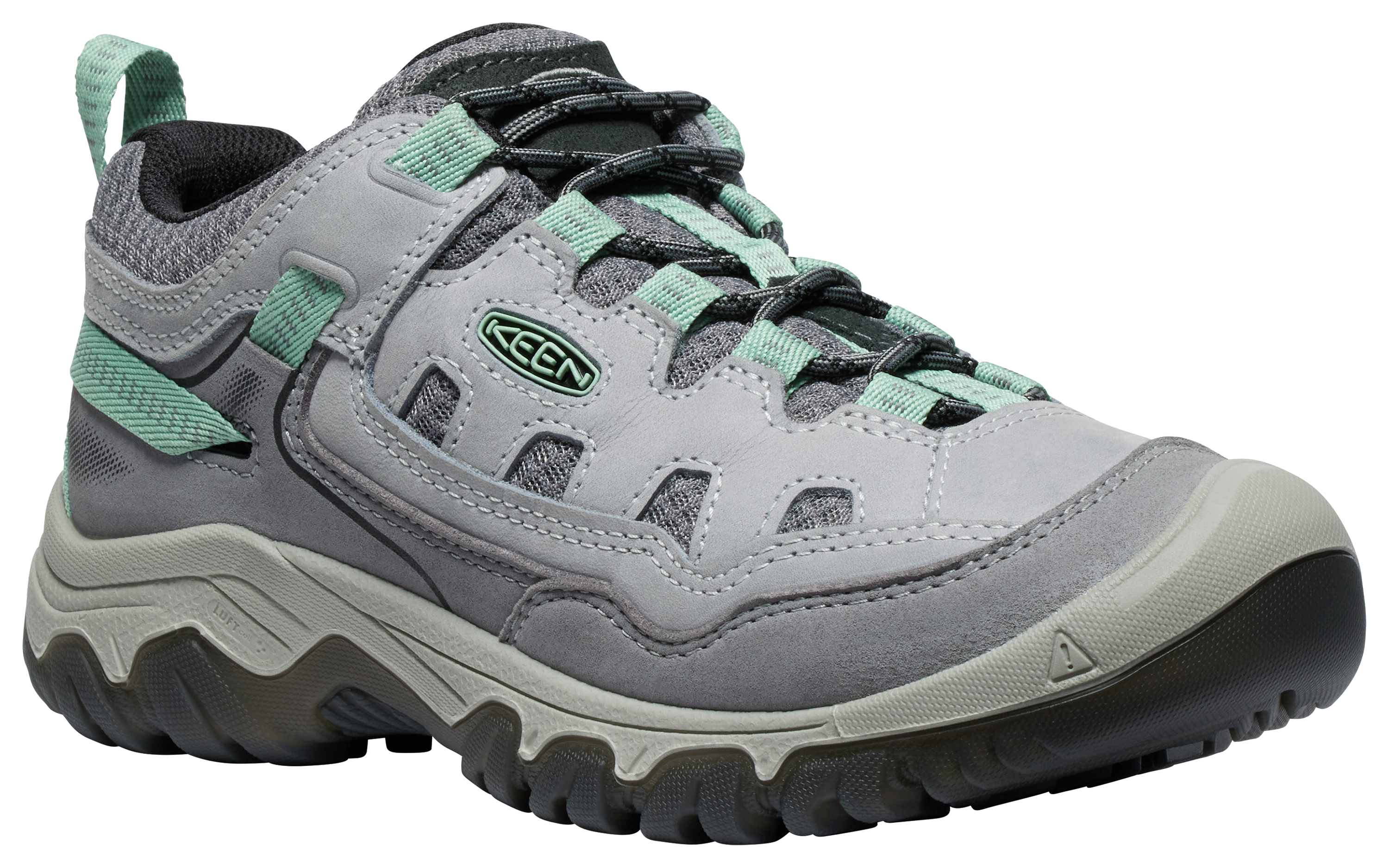 Image of KEEN Targhee IV Vented Hiking Shoes for Ladies - Alloy/Granite Green - 9M