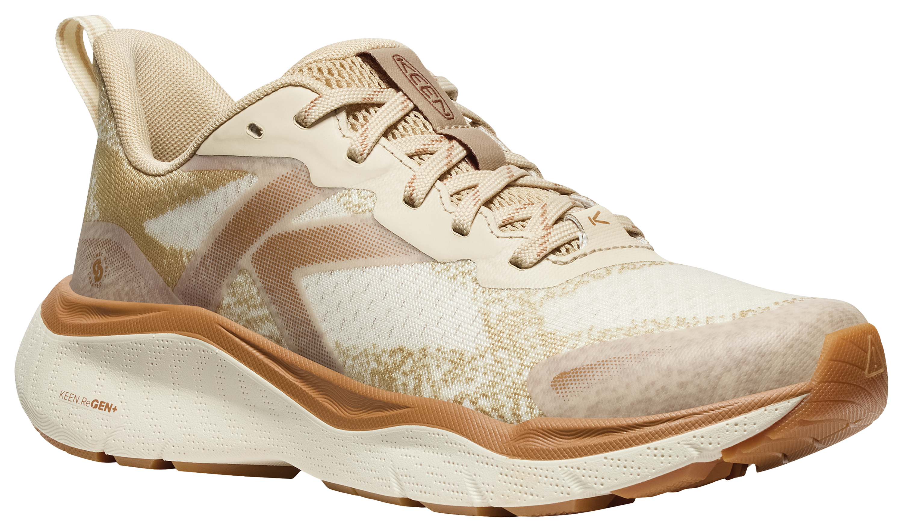 Image of KEEN Leiki Speed Hiking Shoes for Ladies - Birch/Safari - 6.5M