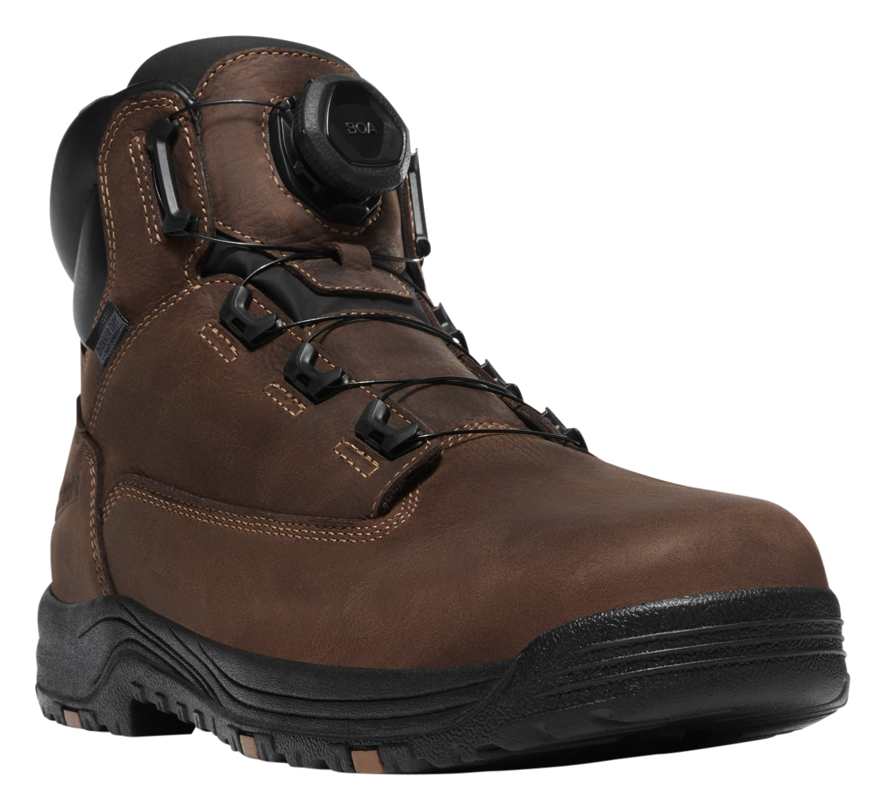 Image of Danner Caliper BOA Waterproof Aluminum Toe Work Boots for Men - Brown