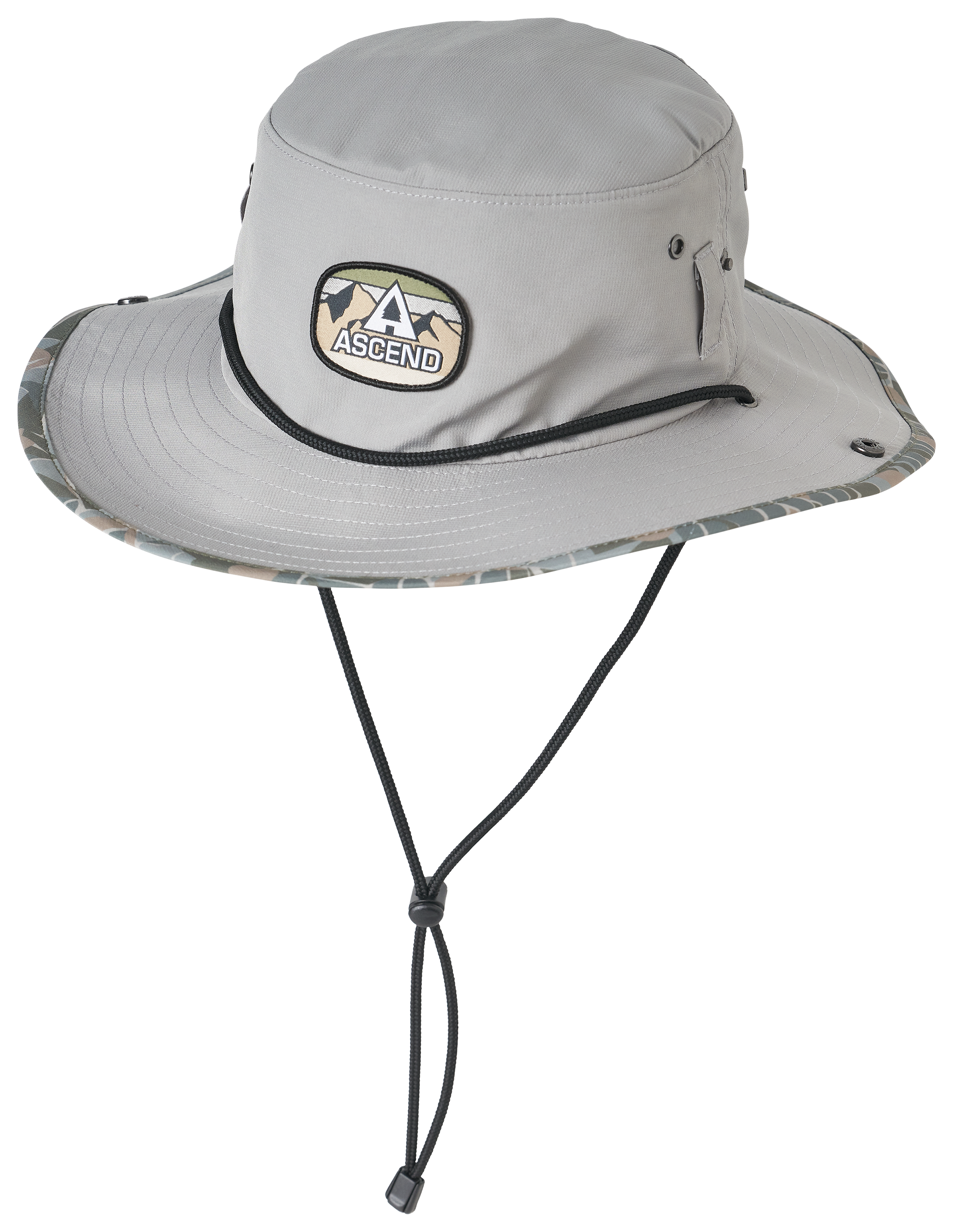 Image of Ascend Mountain Patch Boonie Hat - Grey
