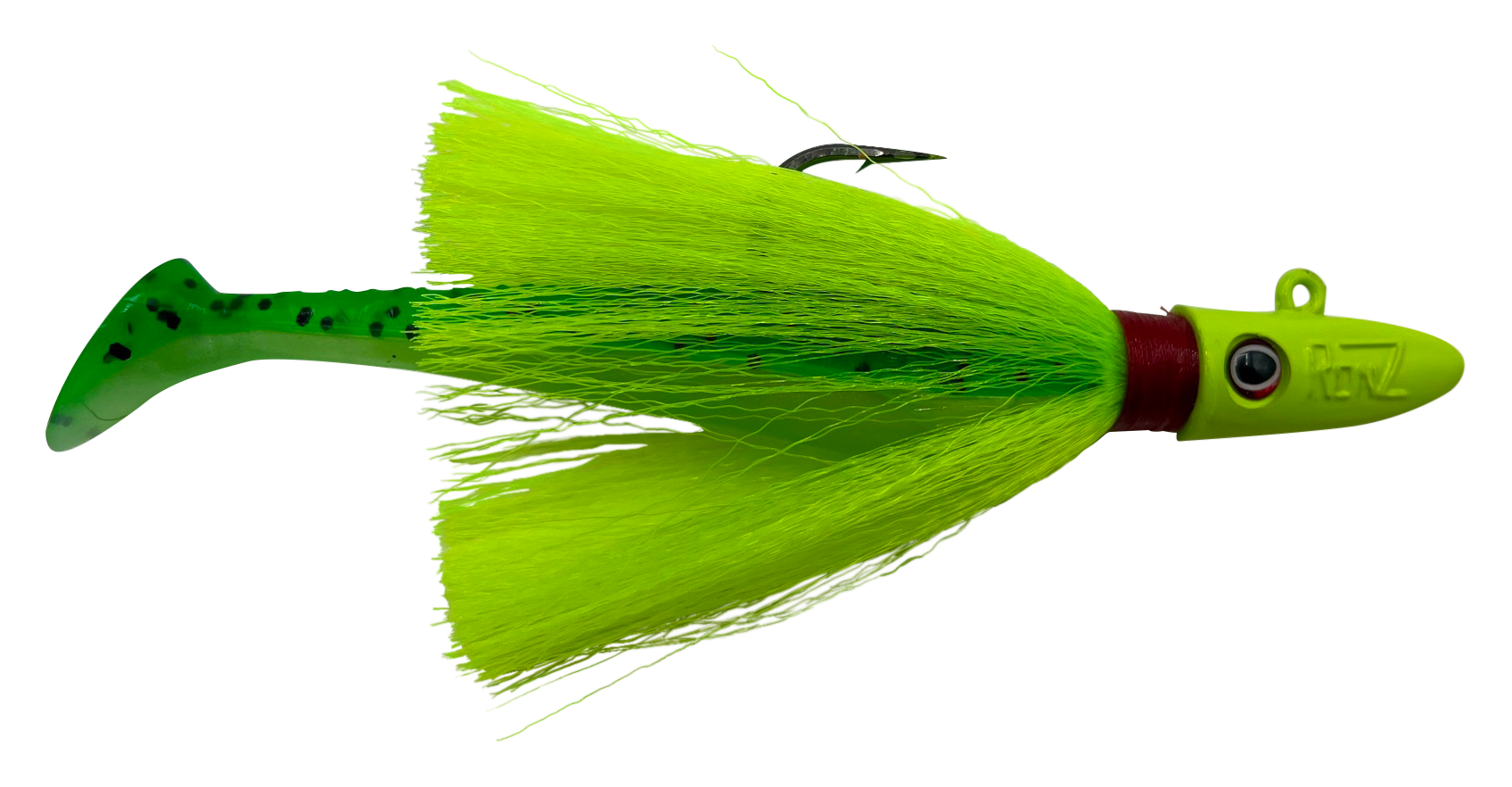 Image of RonZ Paddle Hawk Jig - Green Mackerel