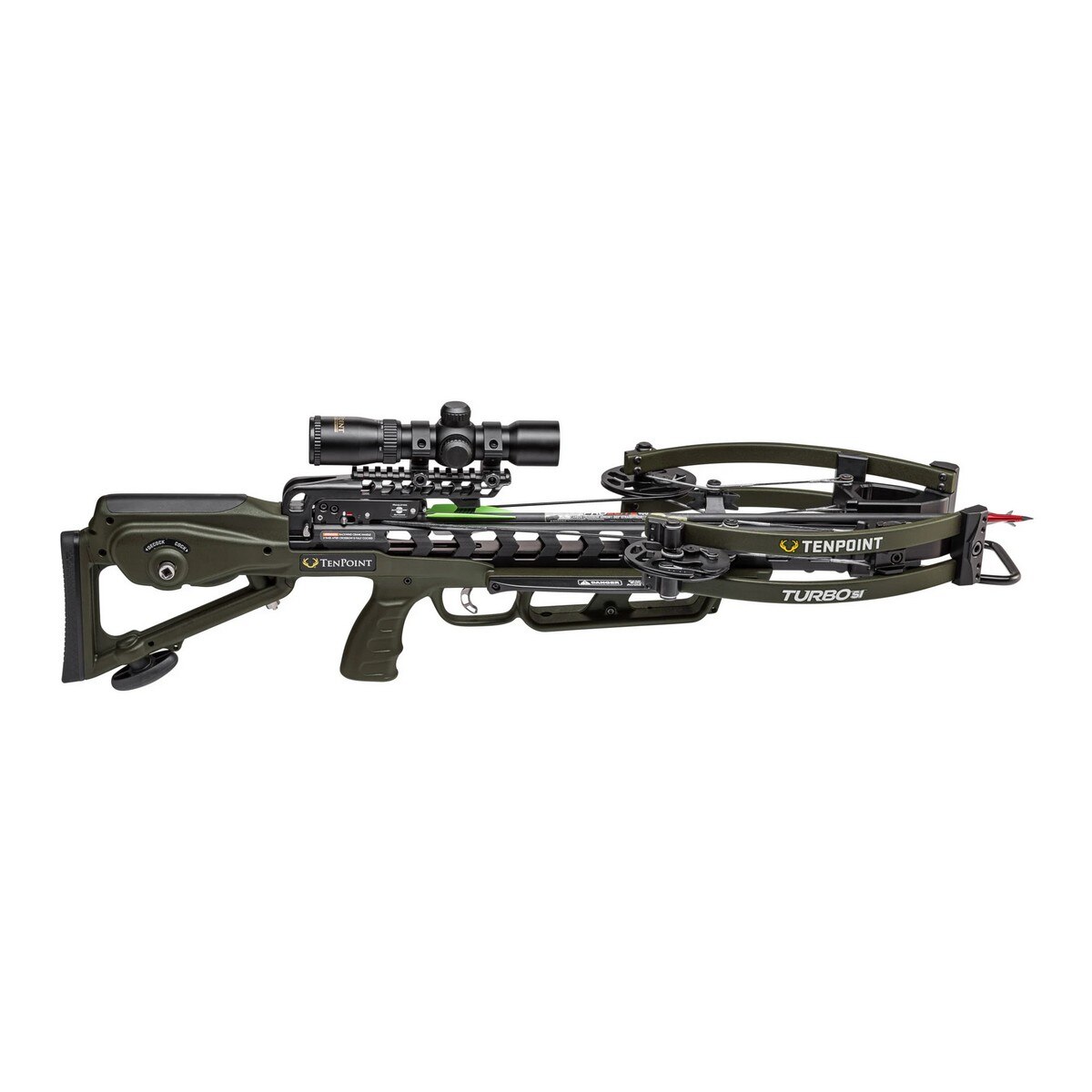 Image of TenPoint Turbo S1 ACUslide Crossbow with RangeMaster Pro Scope Moss Green