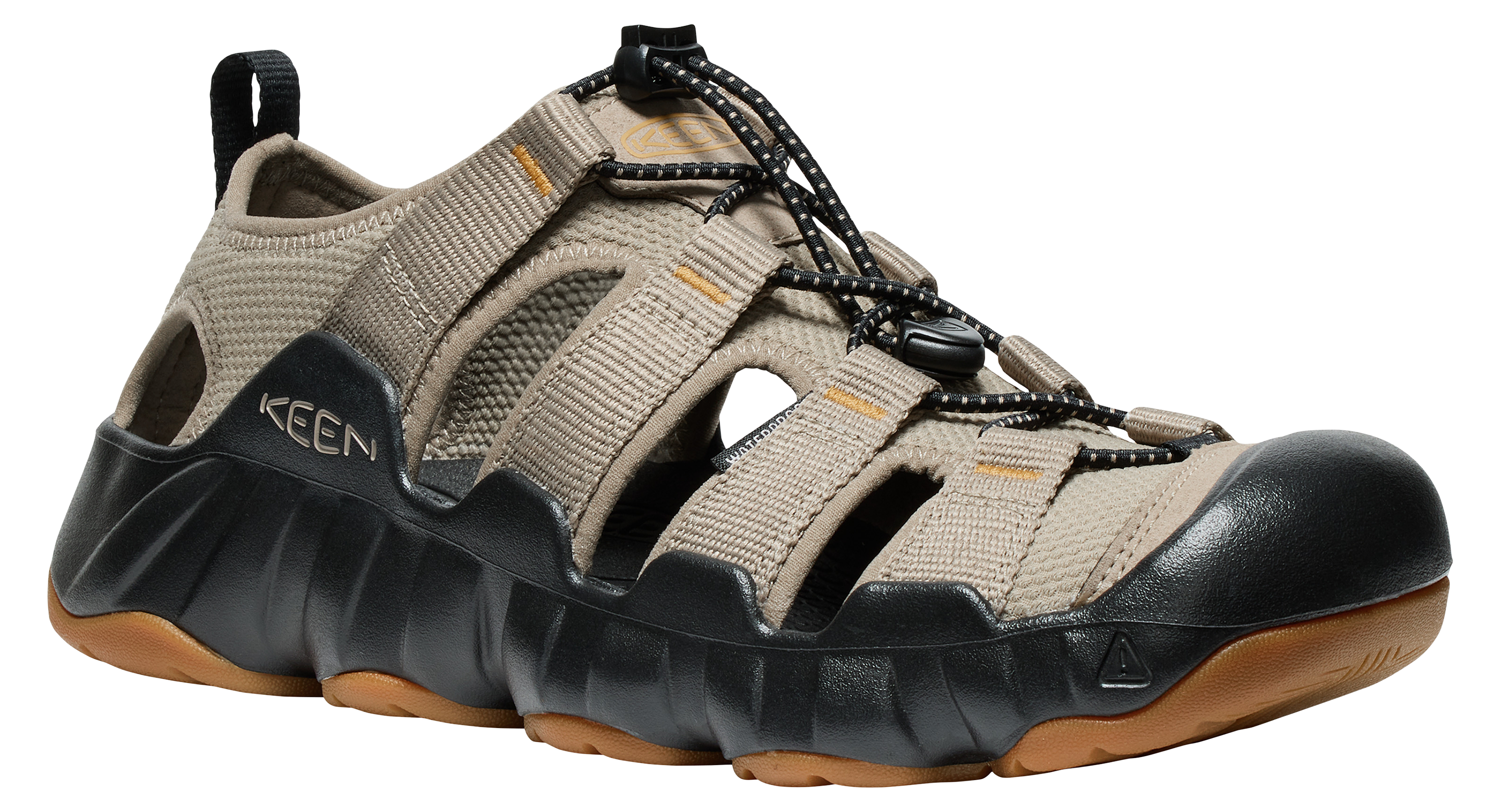 Image of KEEN Hyperport H2 Sandals for Men - Brindle/Black - 9M