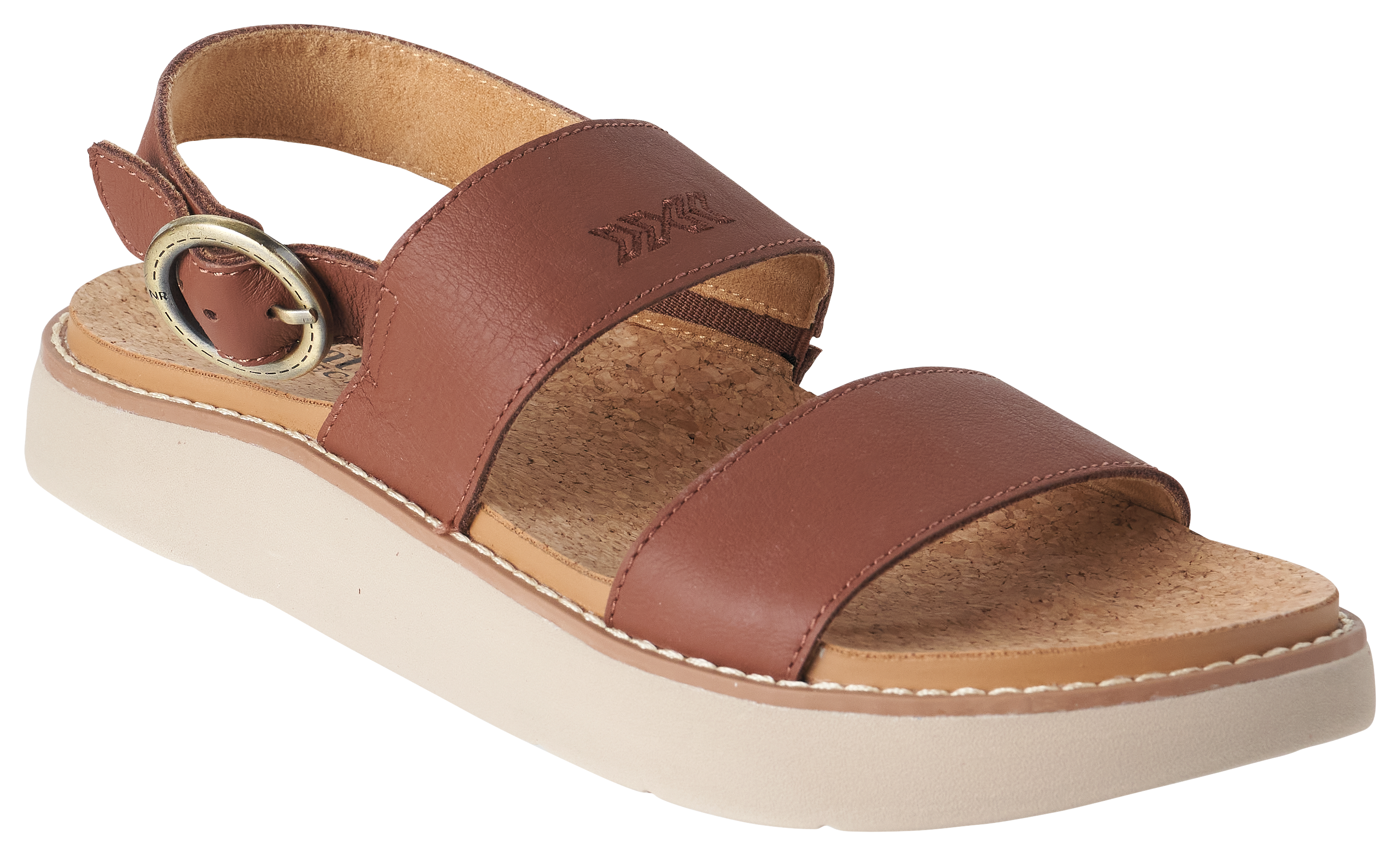 Image of Natural Reflections Meadow Dos Strap Sandals for Women - Tortoise Shell