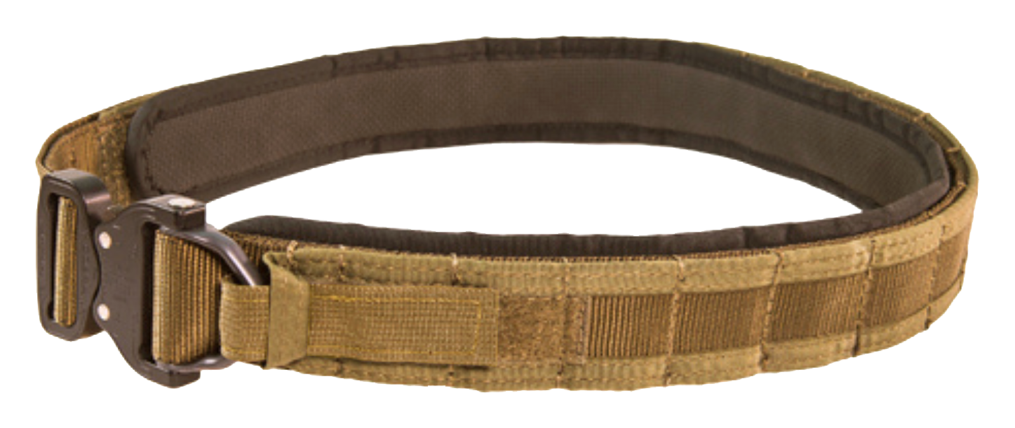 High Speed Gear Operator 1.75' Shooting Belt with Micro Grip Belt Panel - Coyote Brown - XL - High Speed Gear
