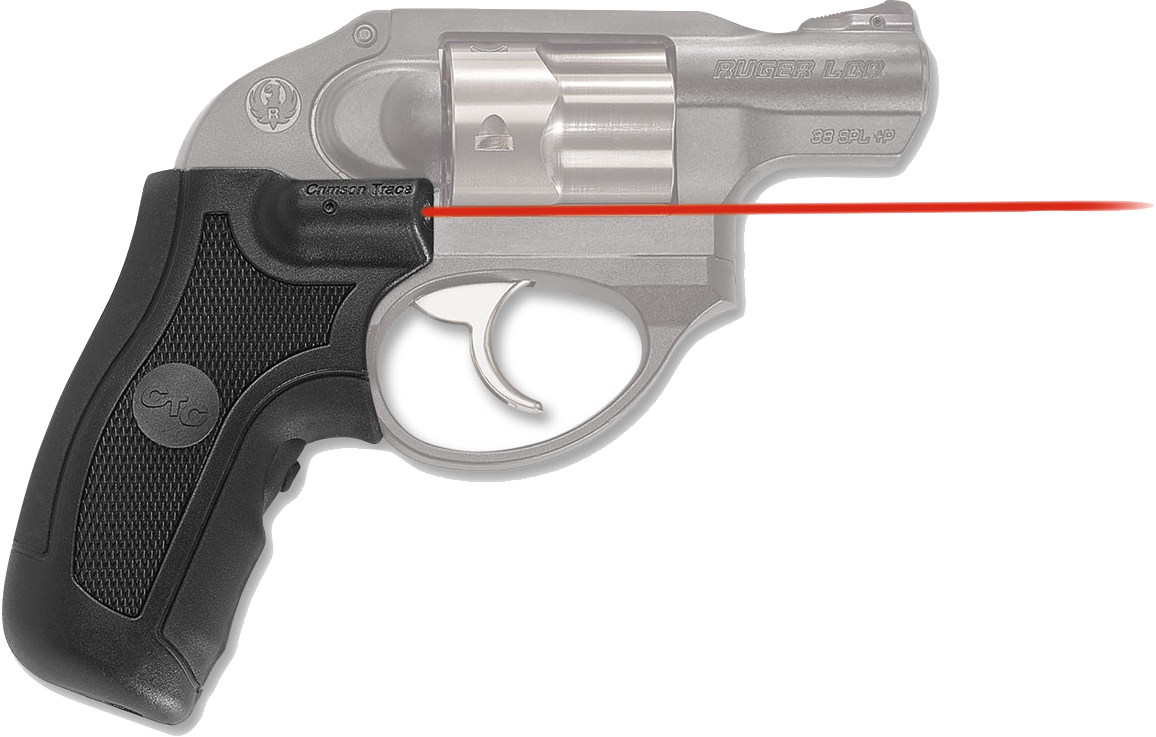 Crimson Trace Revolver Lasergrips - LCR/LCRX - Red - Crimson Trace