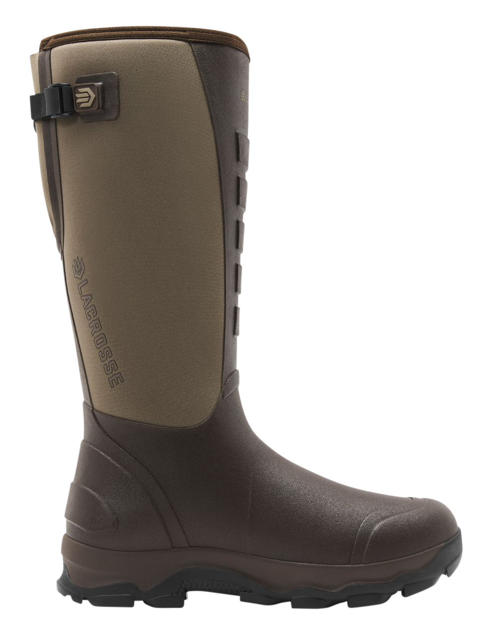 LaCrosse Alpha Lite II Waterproof Rubber Boots for Men - Coffee