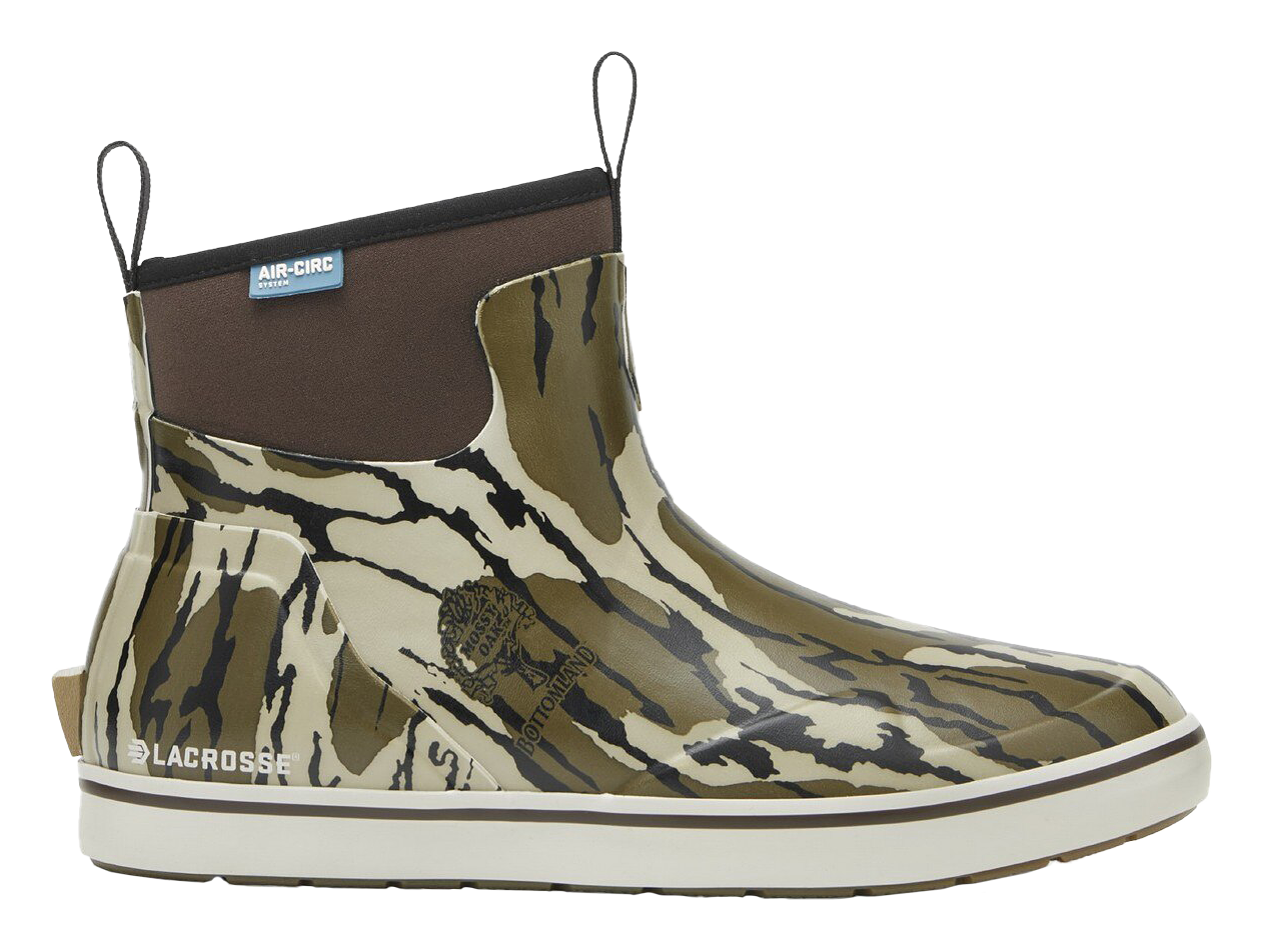 Image of "Lacrosse Alpha Deck 6"" Boots - Mossy Oak Bottomland - 10W"