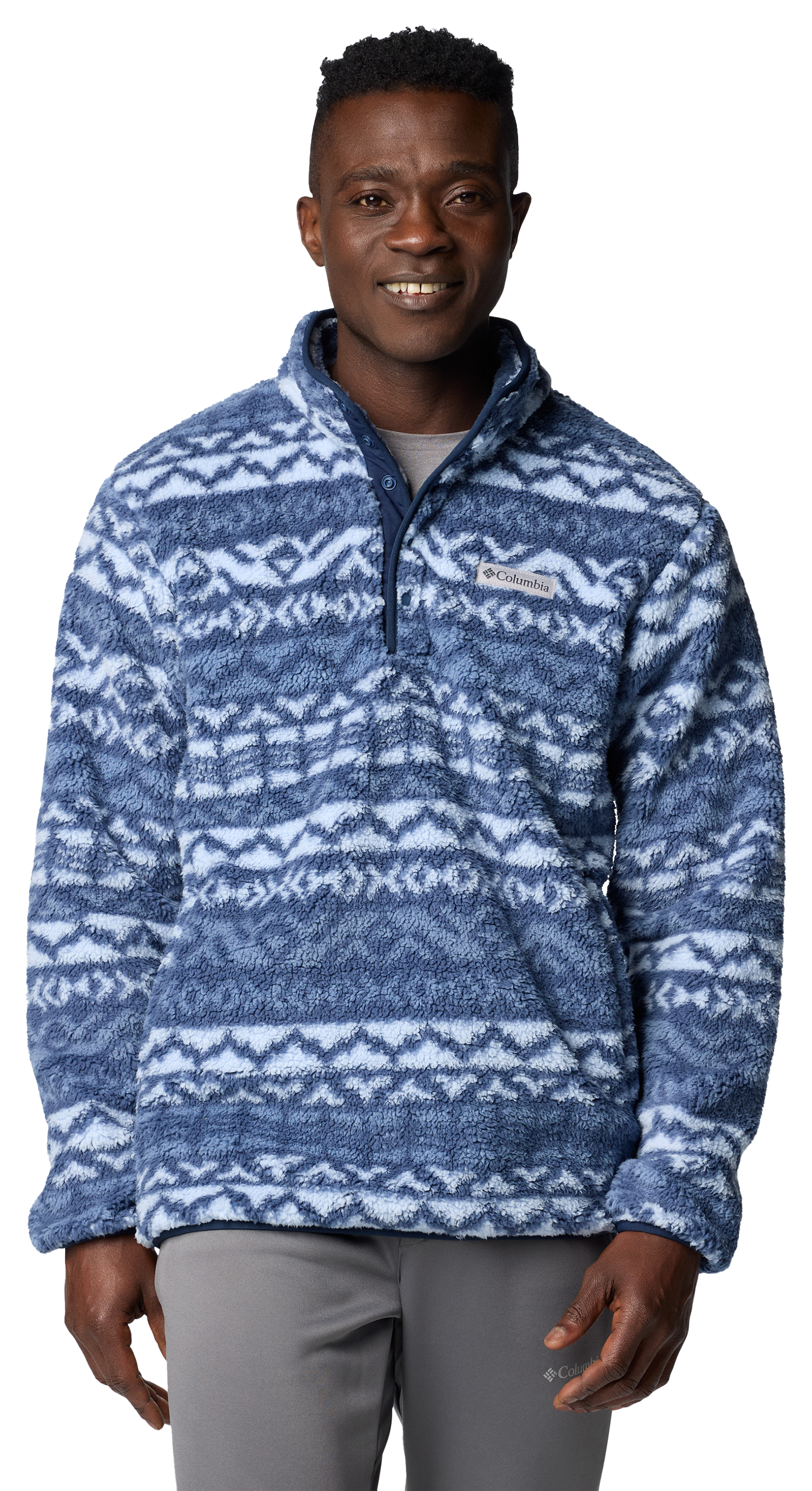 Image of Columbia Rugged Ridge Half-Snap Fleece Pullover for Men