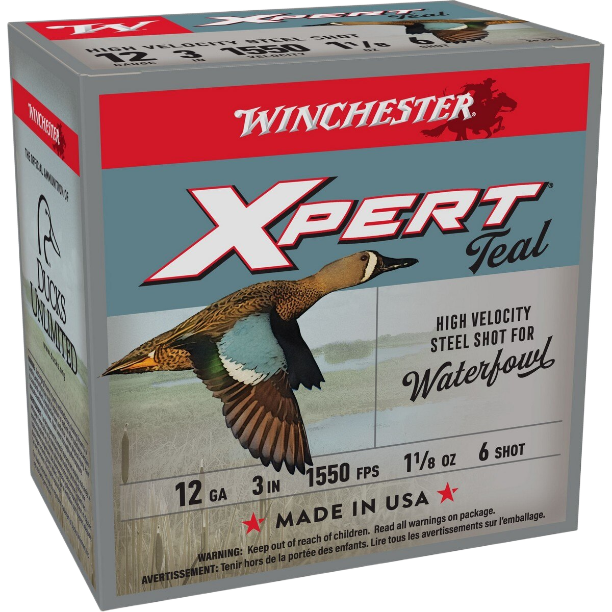 Winchester Xpert HV 12-Ga. 3" 1-1/8 oz Shotshells - #6 Shot - 250 Rounds - Winchester