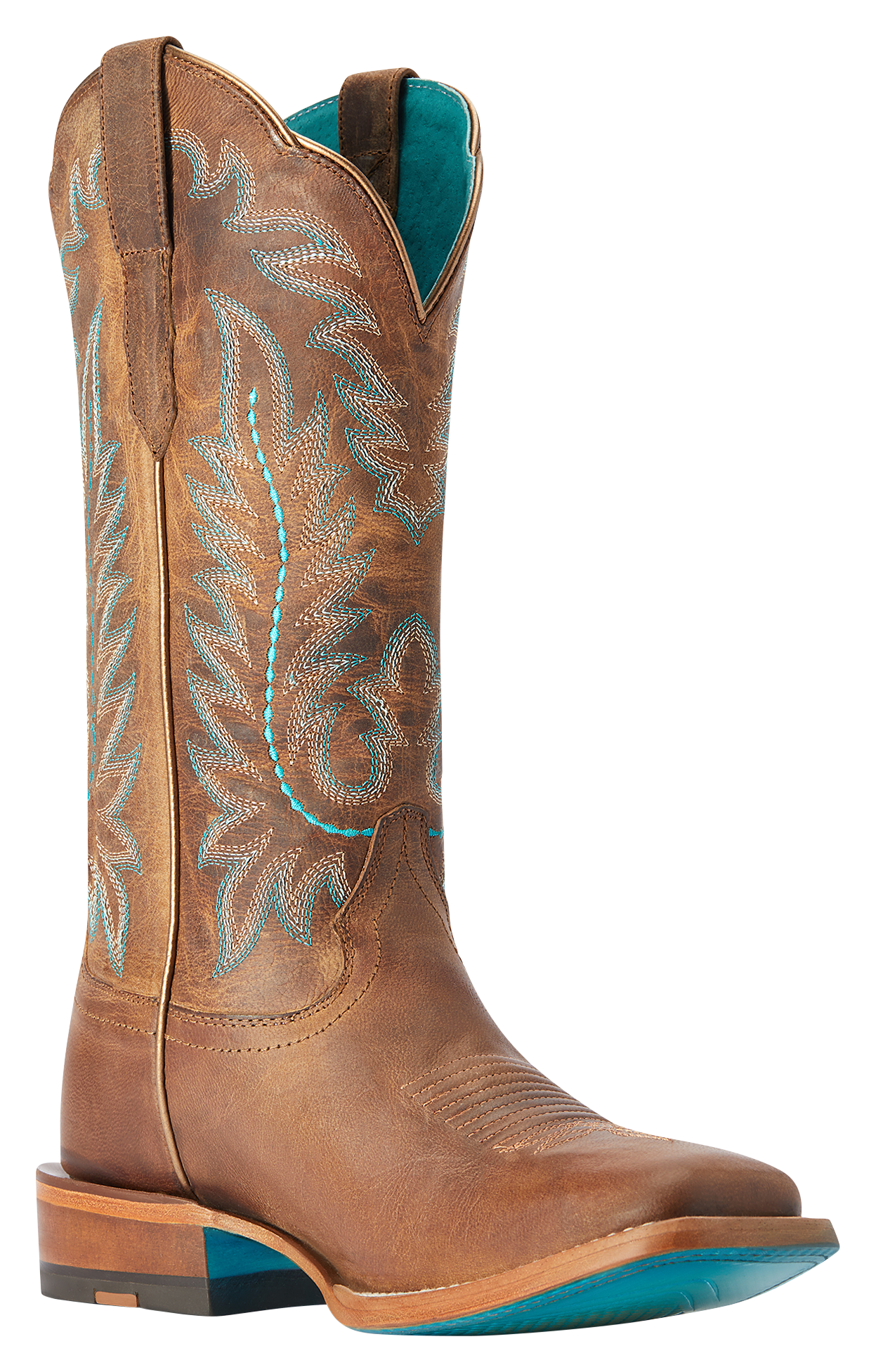Image of Ariat Frontier Tilly Western Boots for Ladies - Rodeo Tan - 7.5M