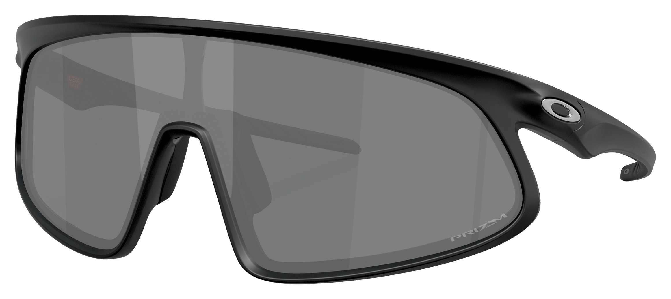 Image of Oakley RSLV OO9484D Prizm Grey Mirror Sunglasses - Matte Black/Prizm Black Mirror