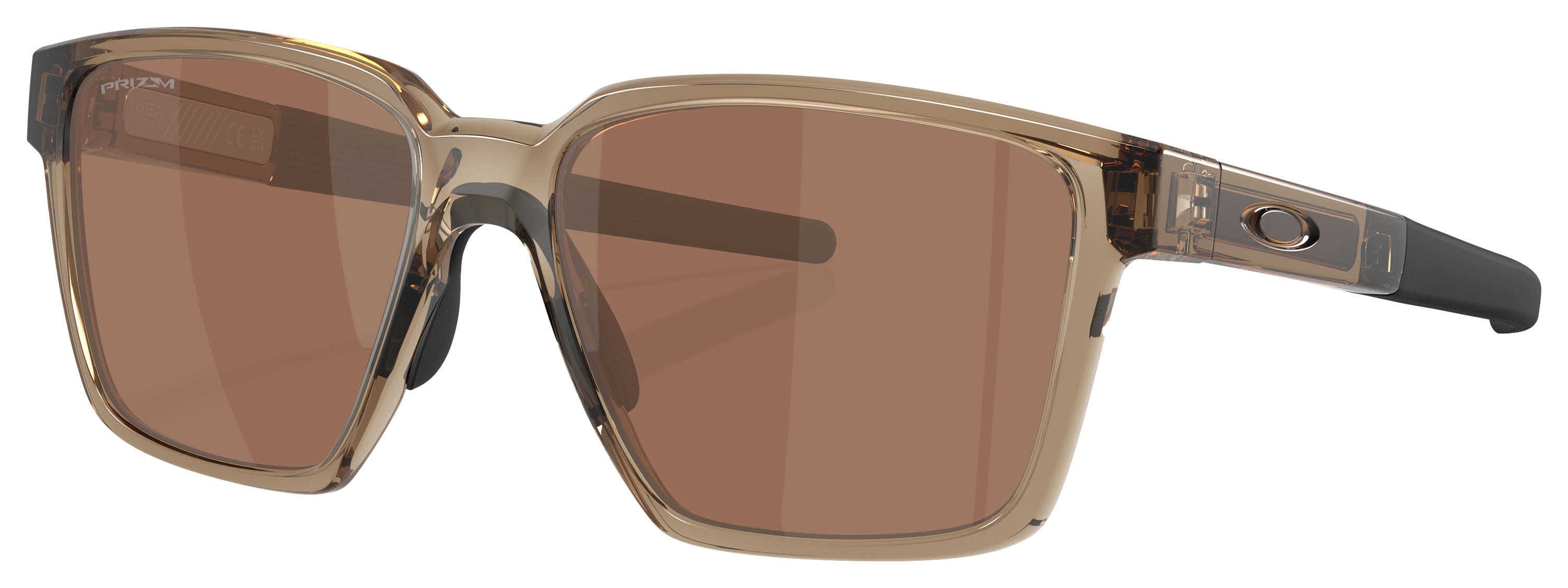 Image of Oakley Actuator SQ OO9430 Prizm Bronze Mirror Polarized Sunglasses - Polished Brown Smoke/Prizm Tungsten Mirror - Medium