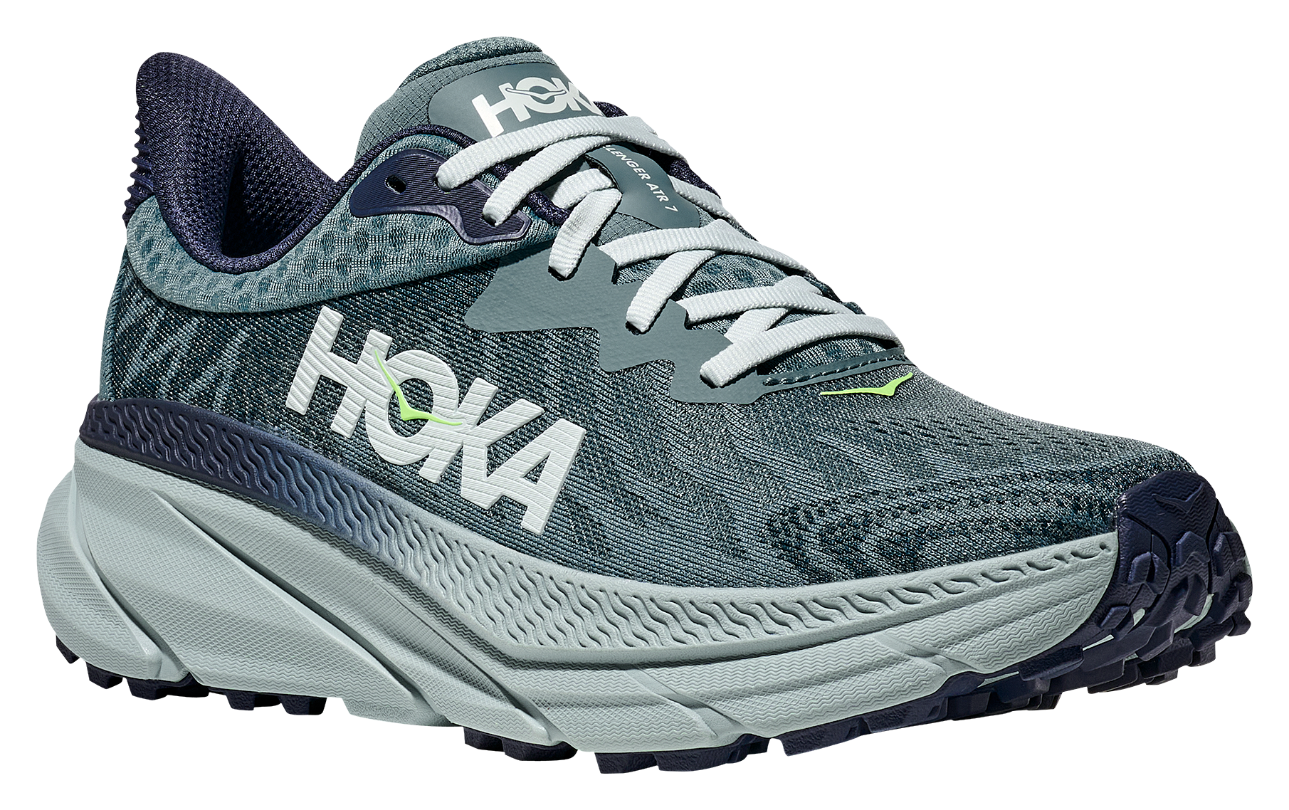 Image of HOKA Challenger ATR 7 Trail Running Shoes for Men - Mountain Fog - 9M