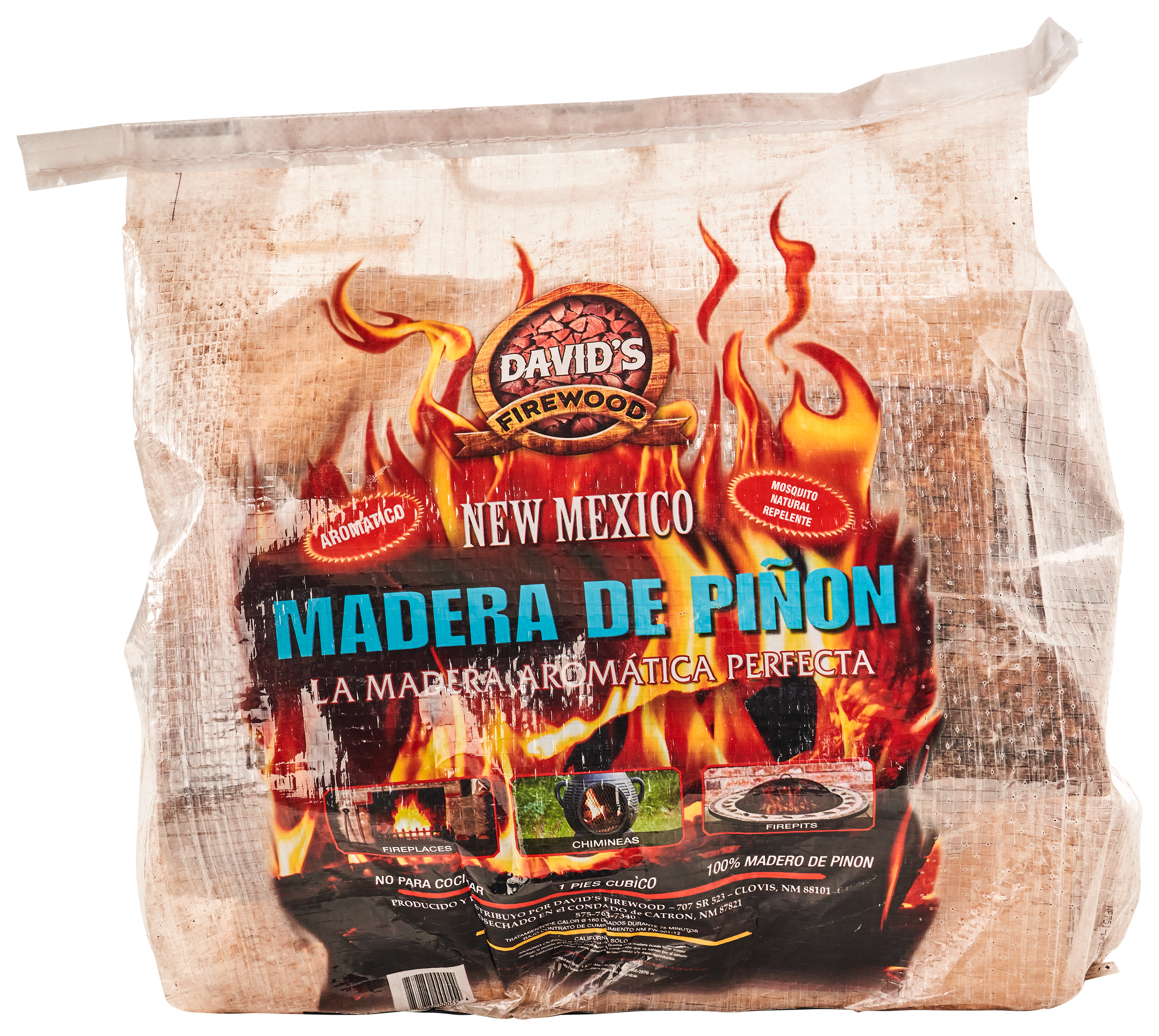 Image of "David's Firewood New Mexico Pinon Aromatic Firewood Logs - 16"""