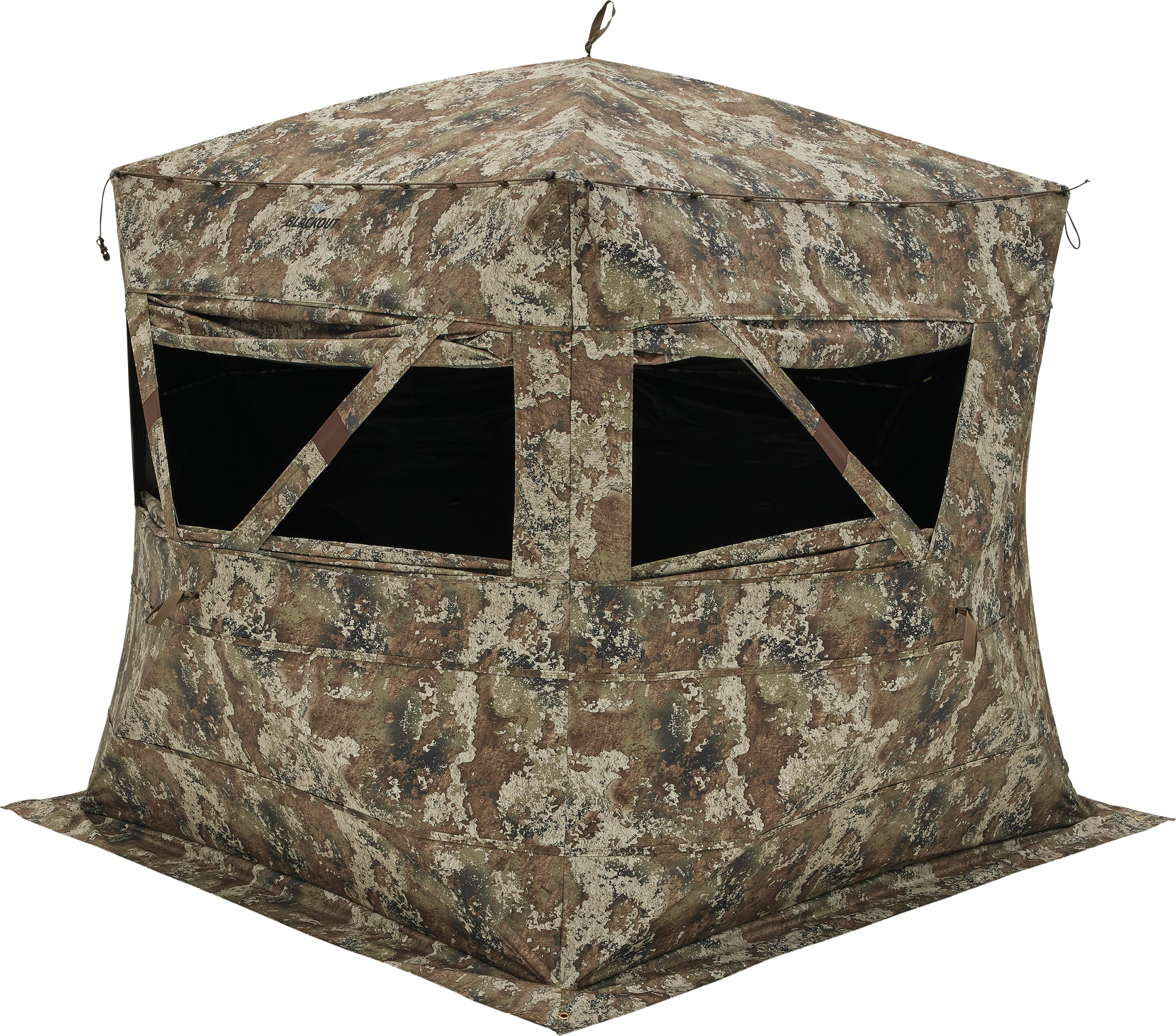 BlackOut X300 Ground Blind with Dual-Strap Case