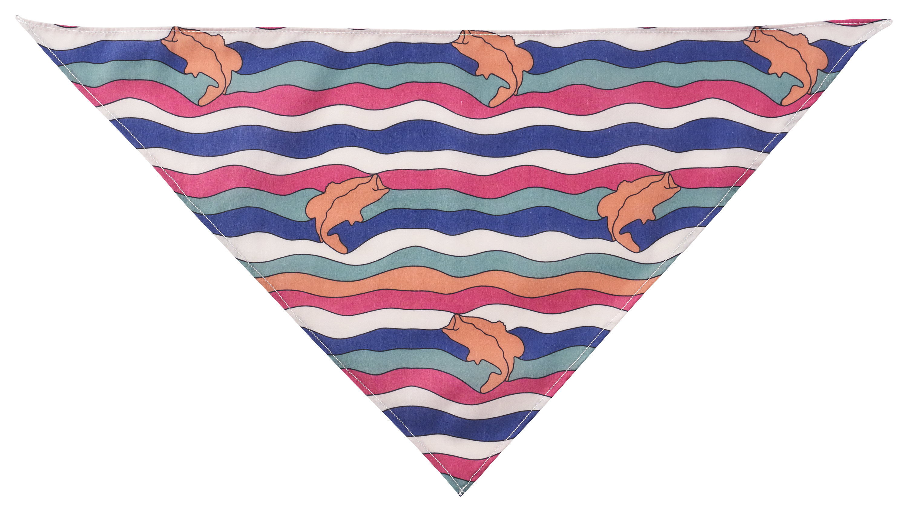 Image of Bass Pro Shops Tie Bandana for Pets - Fish Multi