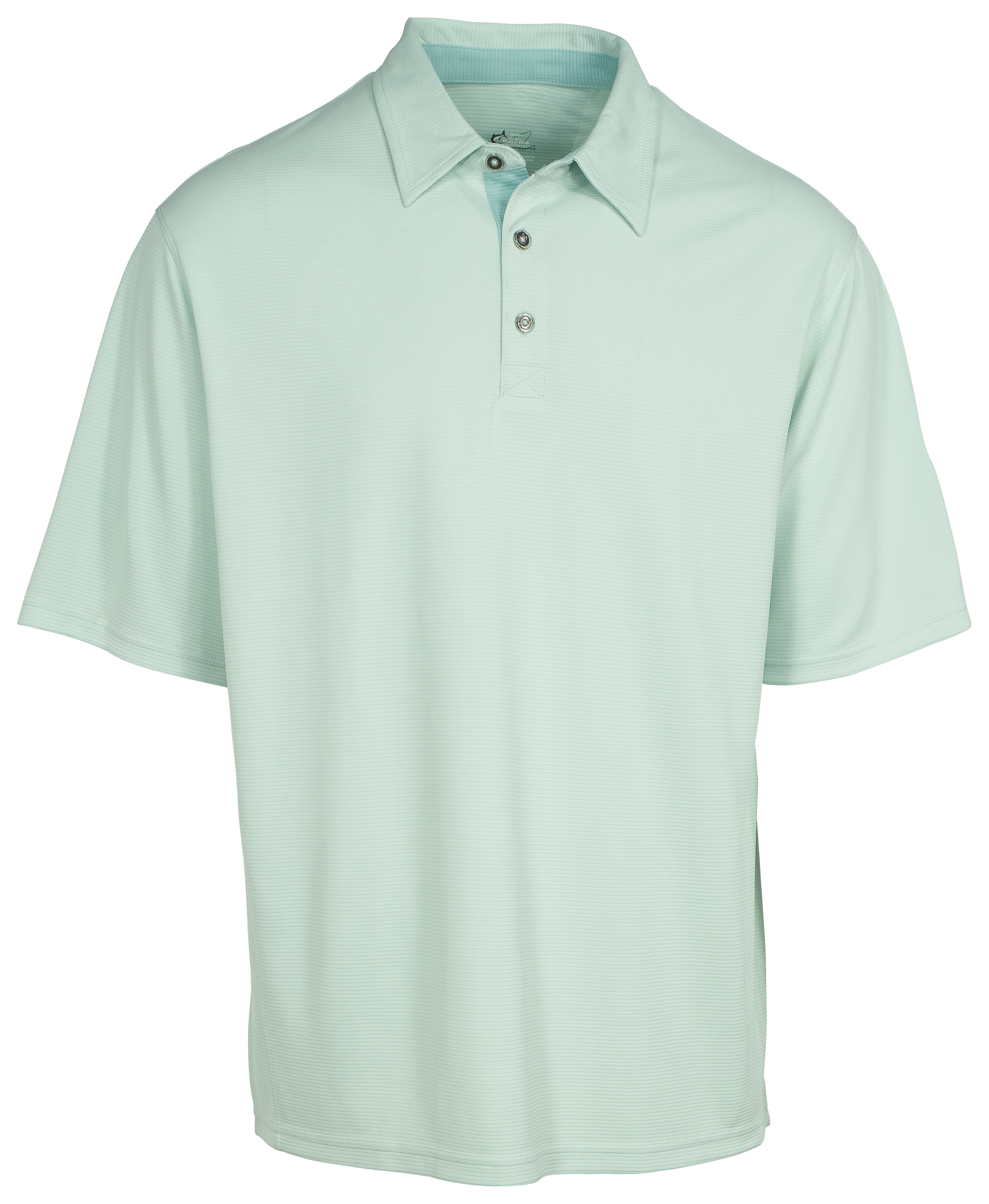 Image of World Wide Sportsman 3D Cool Short-Sleeve Polo - Surf Spray