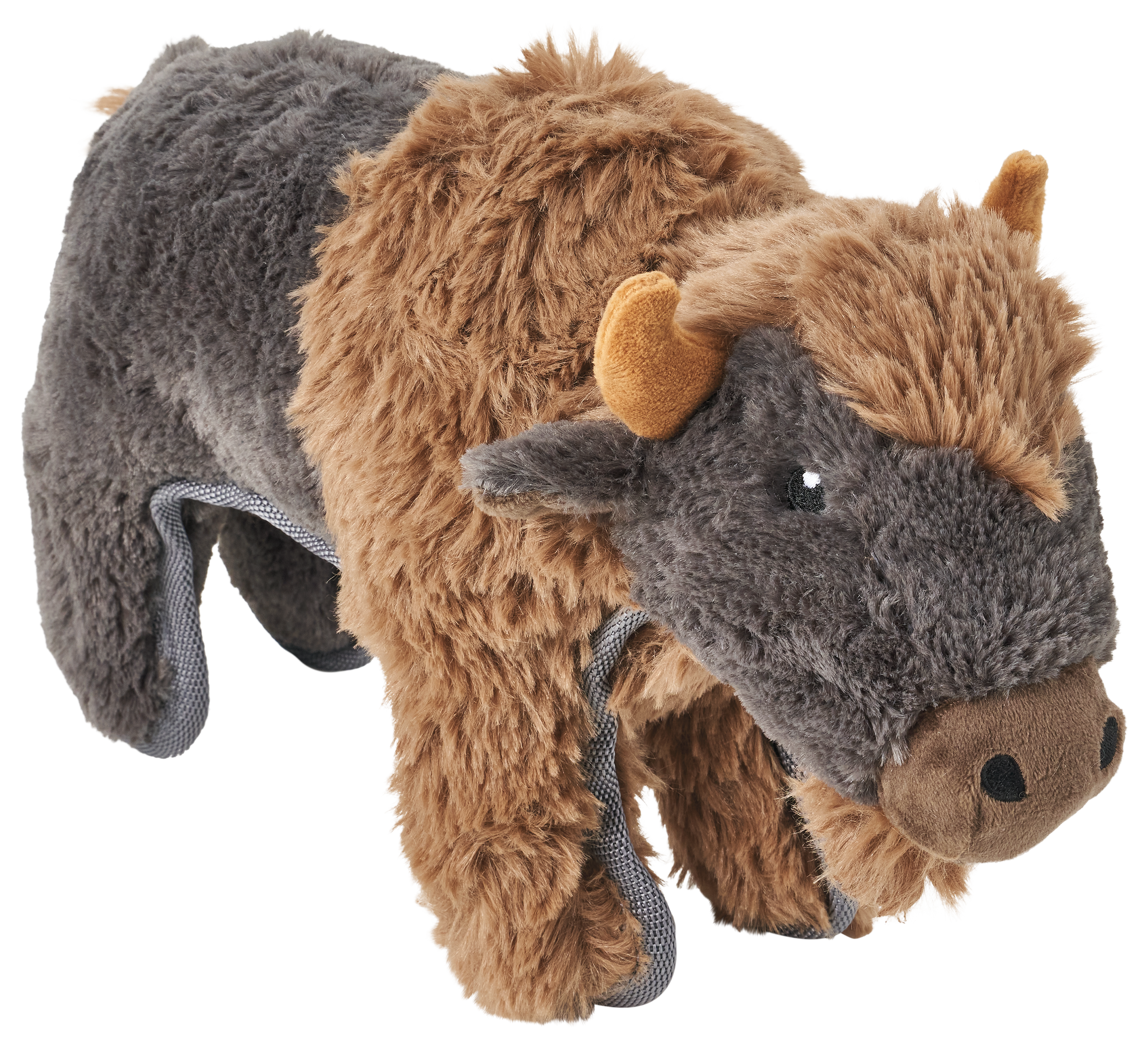 Image of Bass Pro Shops Tough Plush Bison Dog Toy