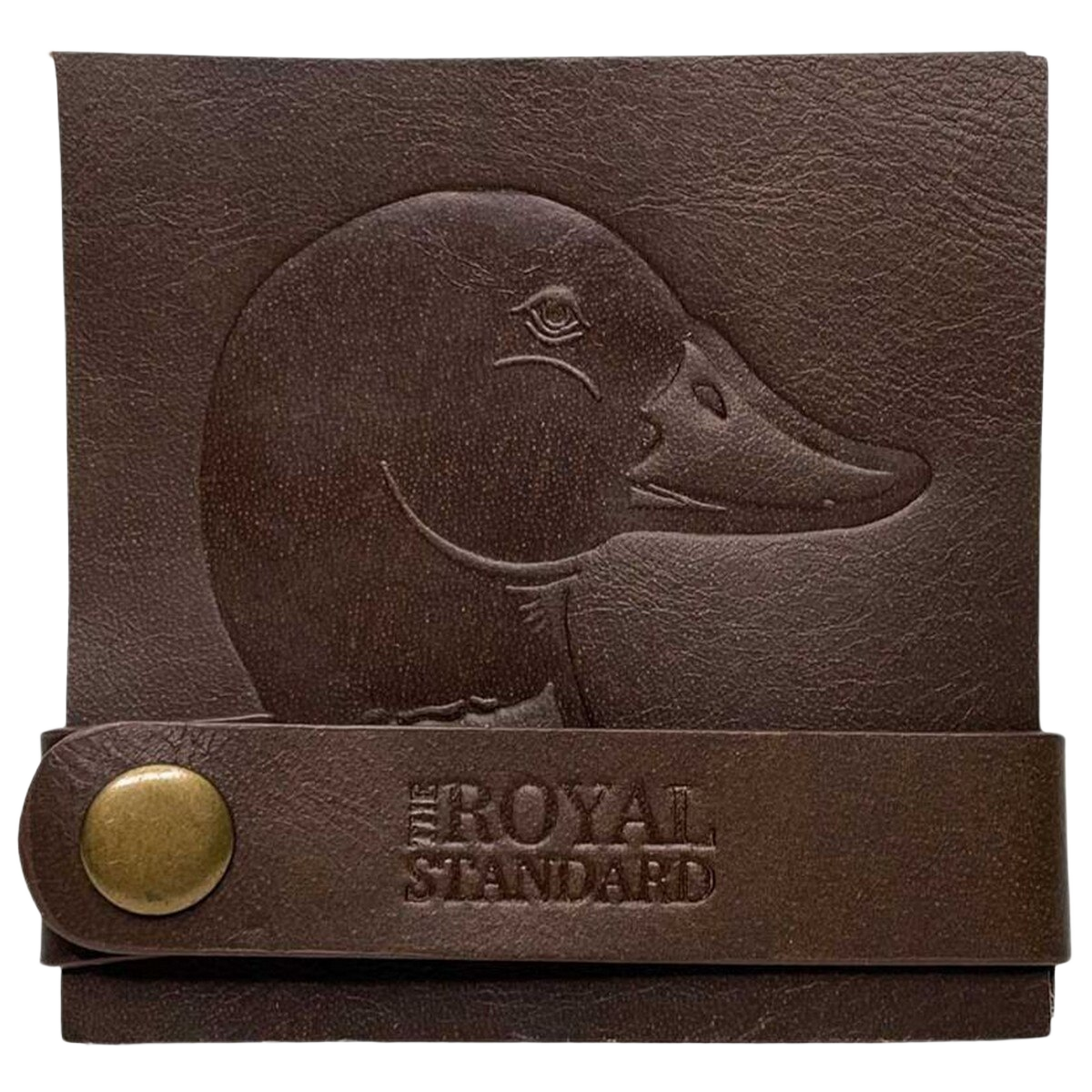 Image of Duck Leather Embossed Coasters