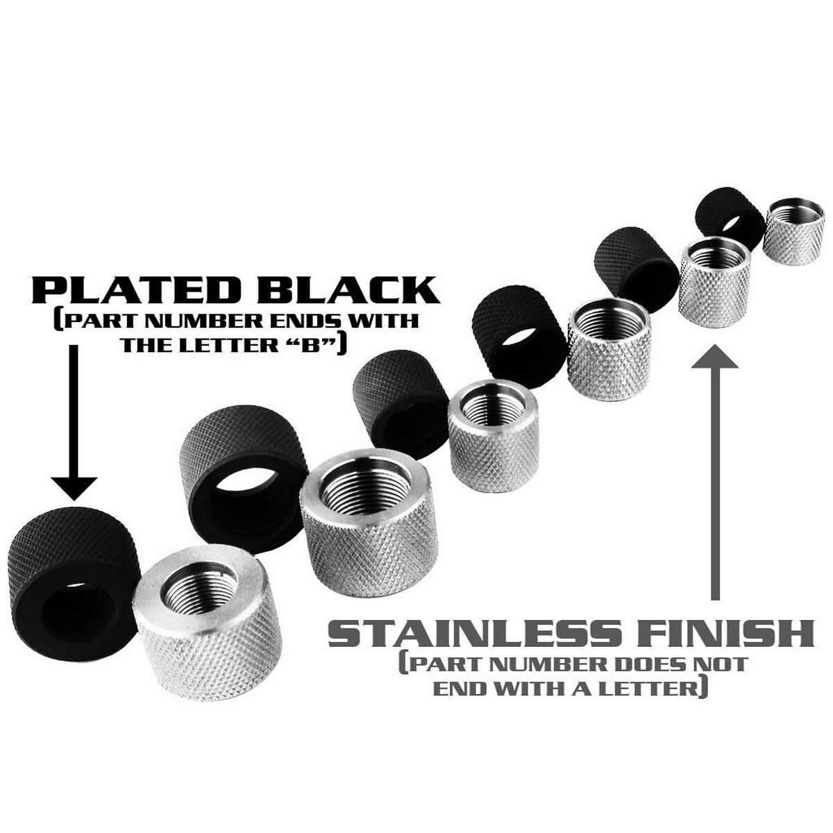 Image of Yankee Hill Machine Threaded Protector 9/16-24 .920 - Black