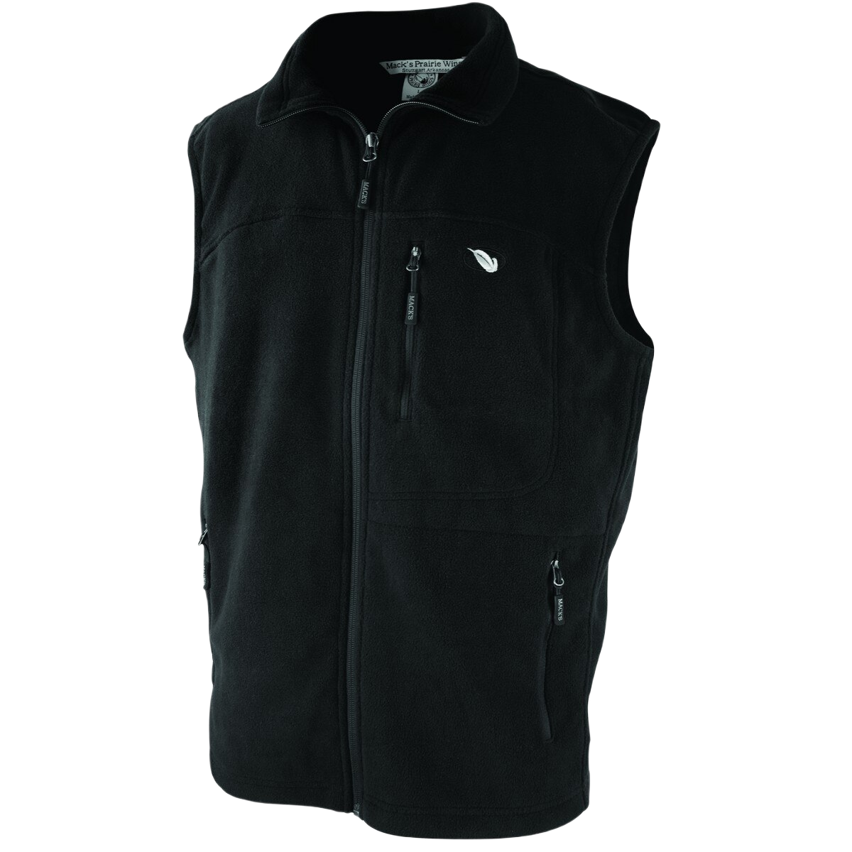 Image of MPW Early Bird Fleece Vest - Black - 3XL