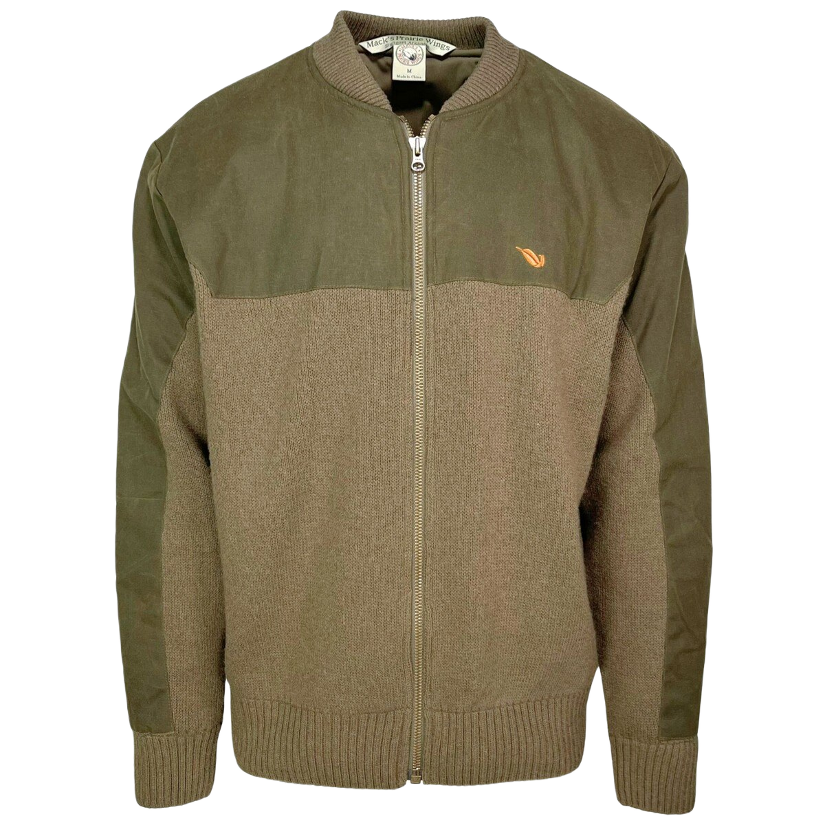 Image of MPW Refuge Wind Tamer Wool Full Zip Sweater - Spruce