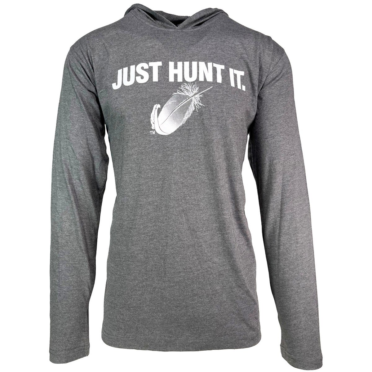 Image of MPW Triblend Hooded Tee with Thumbhole - Charcoal Heather