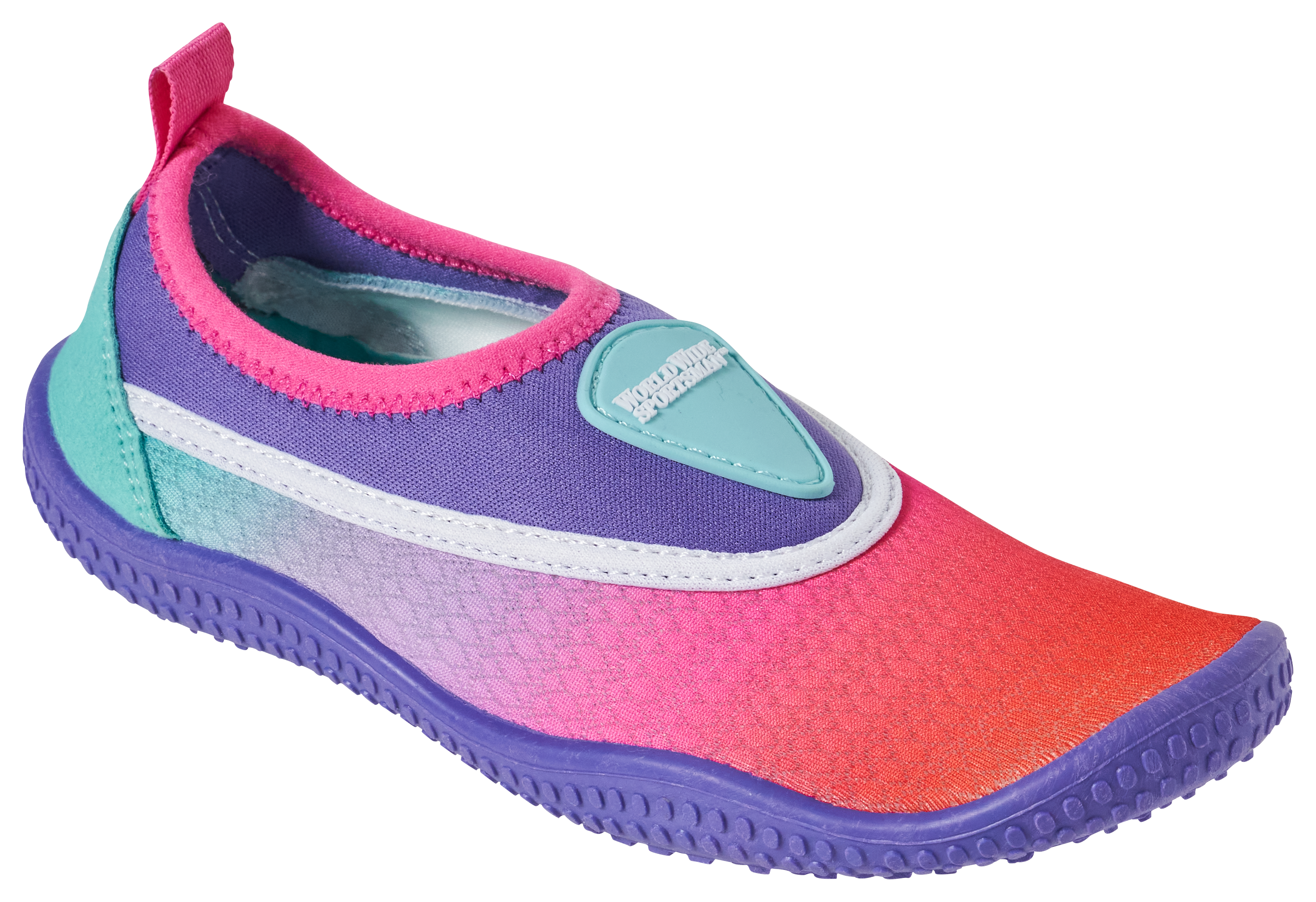 Image of World Wide Sportsman Aqua Sox Water Shoes for Kids - Multi - 4 Kids