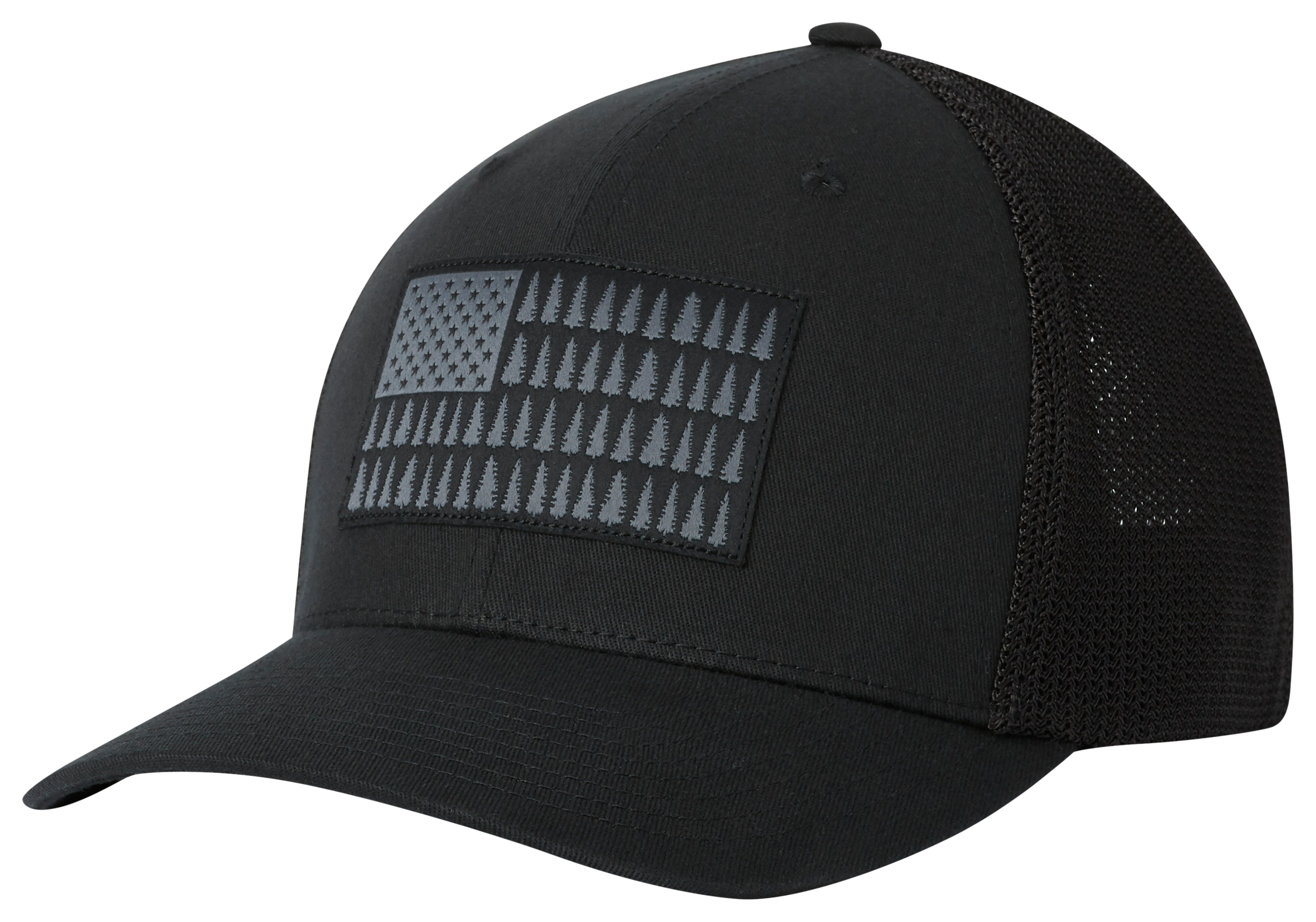 Image of Columbia Mesh Tree Flag Ball Cap - Black - XXL