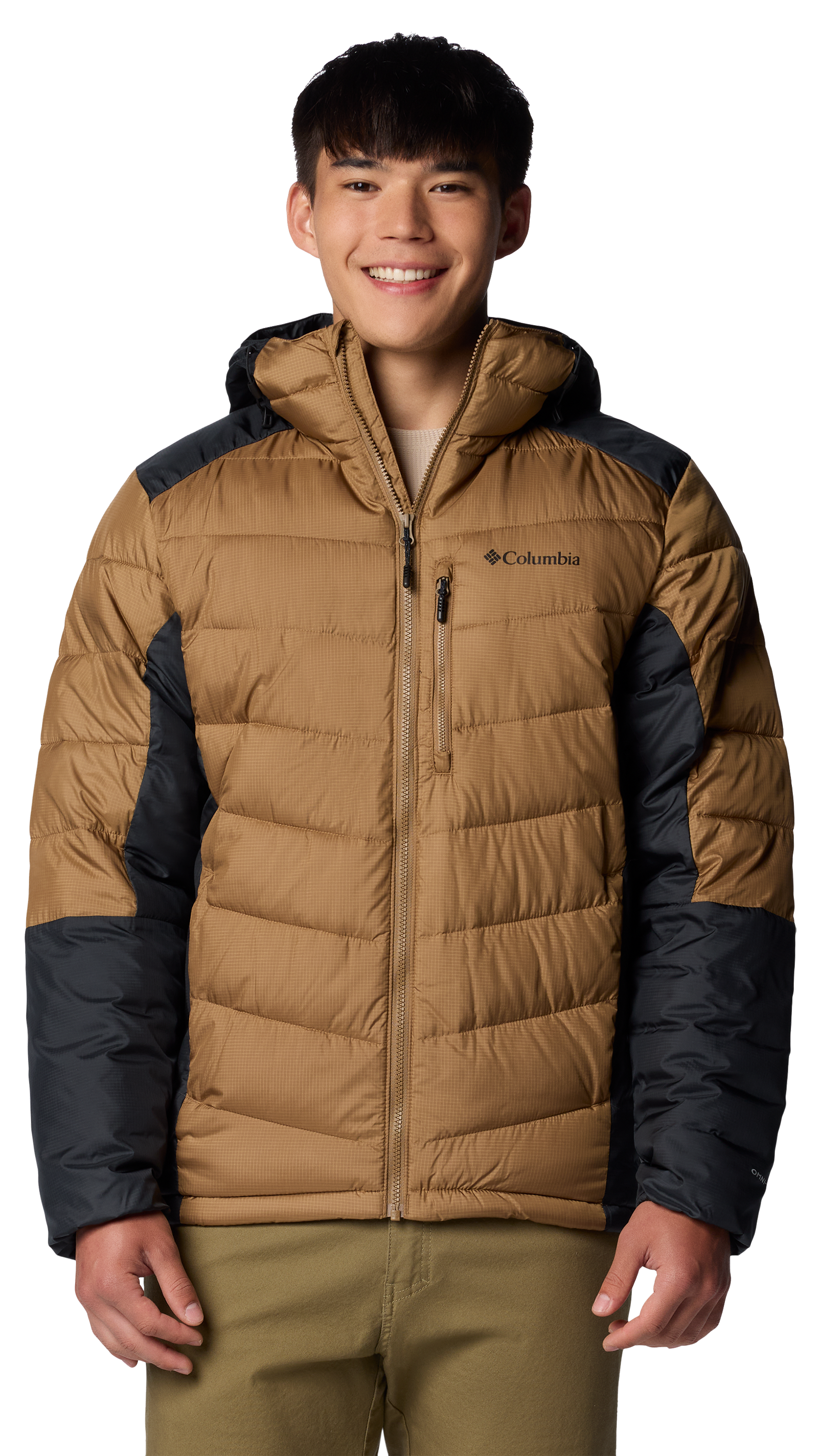 Image of Columbia Labyrinth Loop II Hooded Jacket for Men - Delta/Black - 4XT