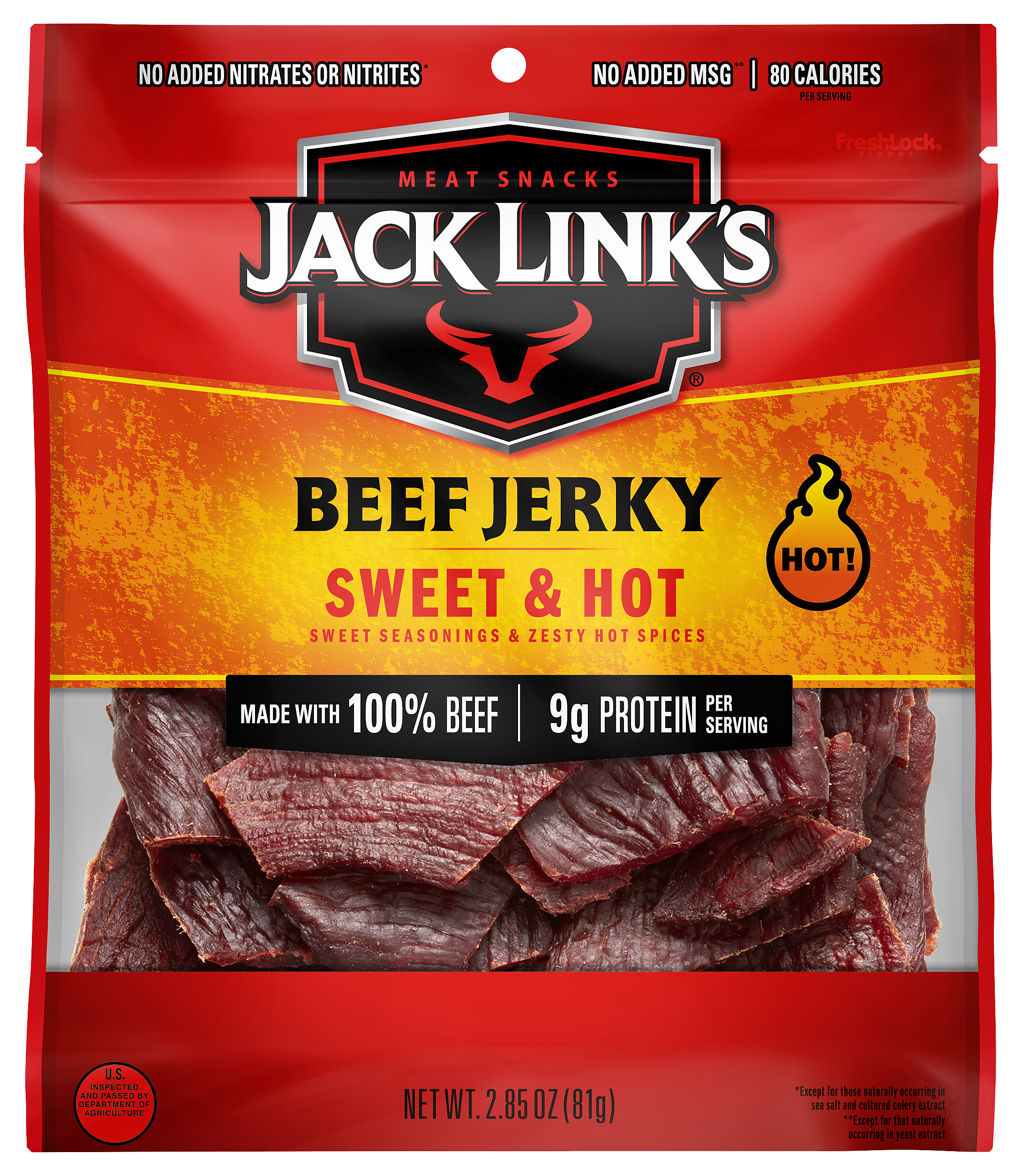 Jack Link's Sweet & Hot Beef Jerky - 2.85 oz